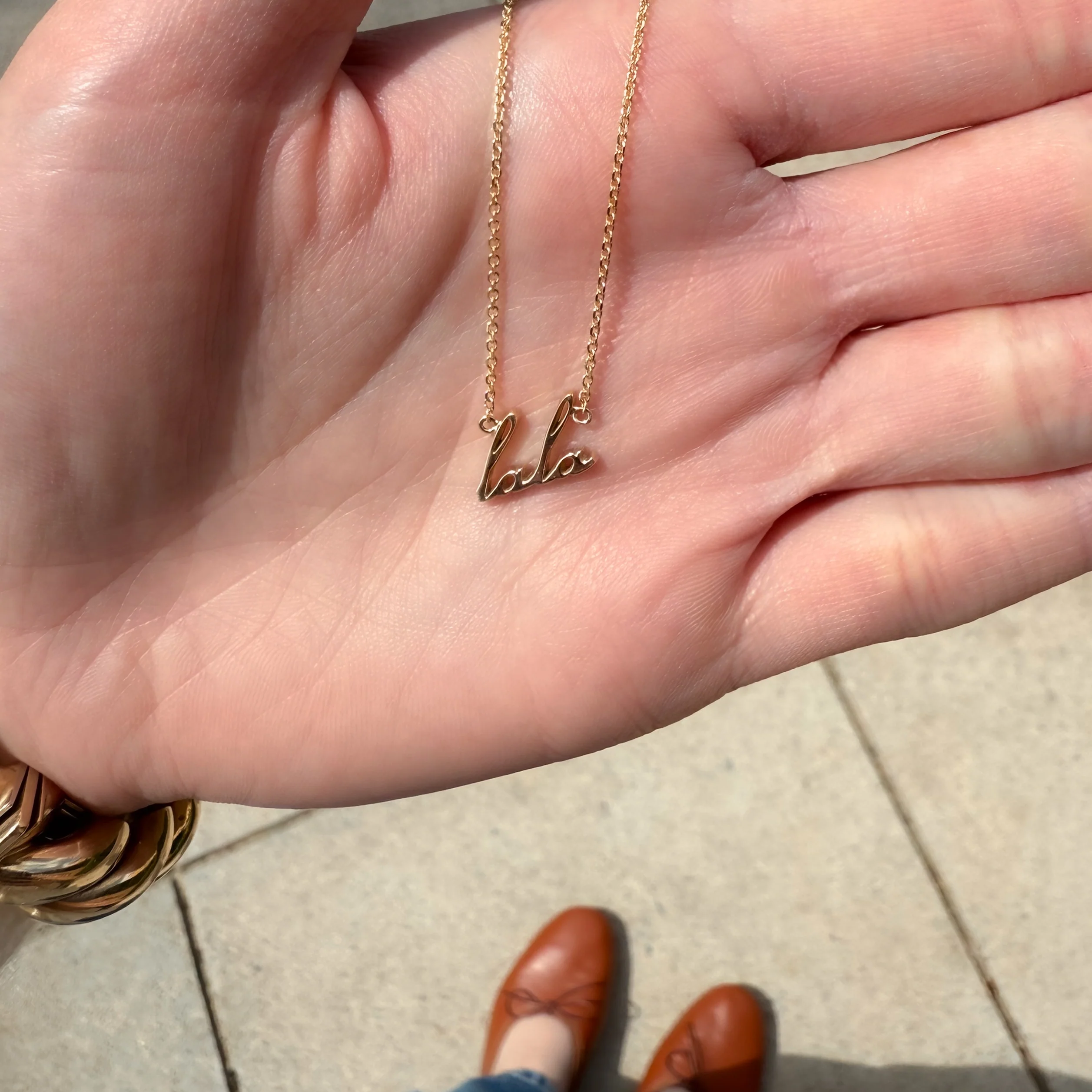 Custom Script Necklace - Image 4