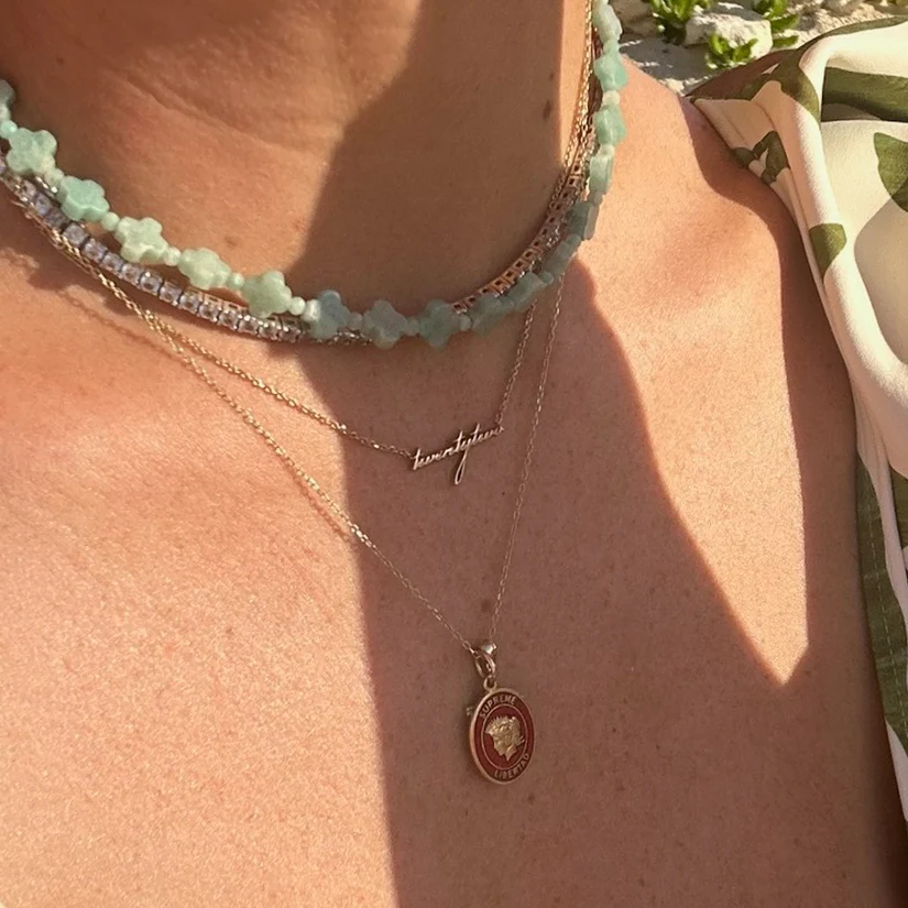 Custom Script Necklace - Image 3