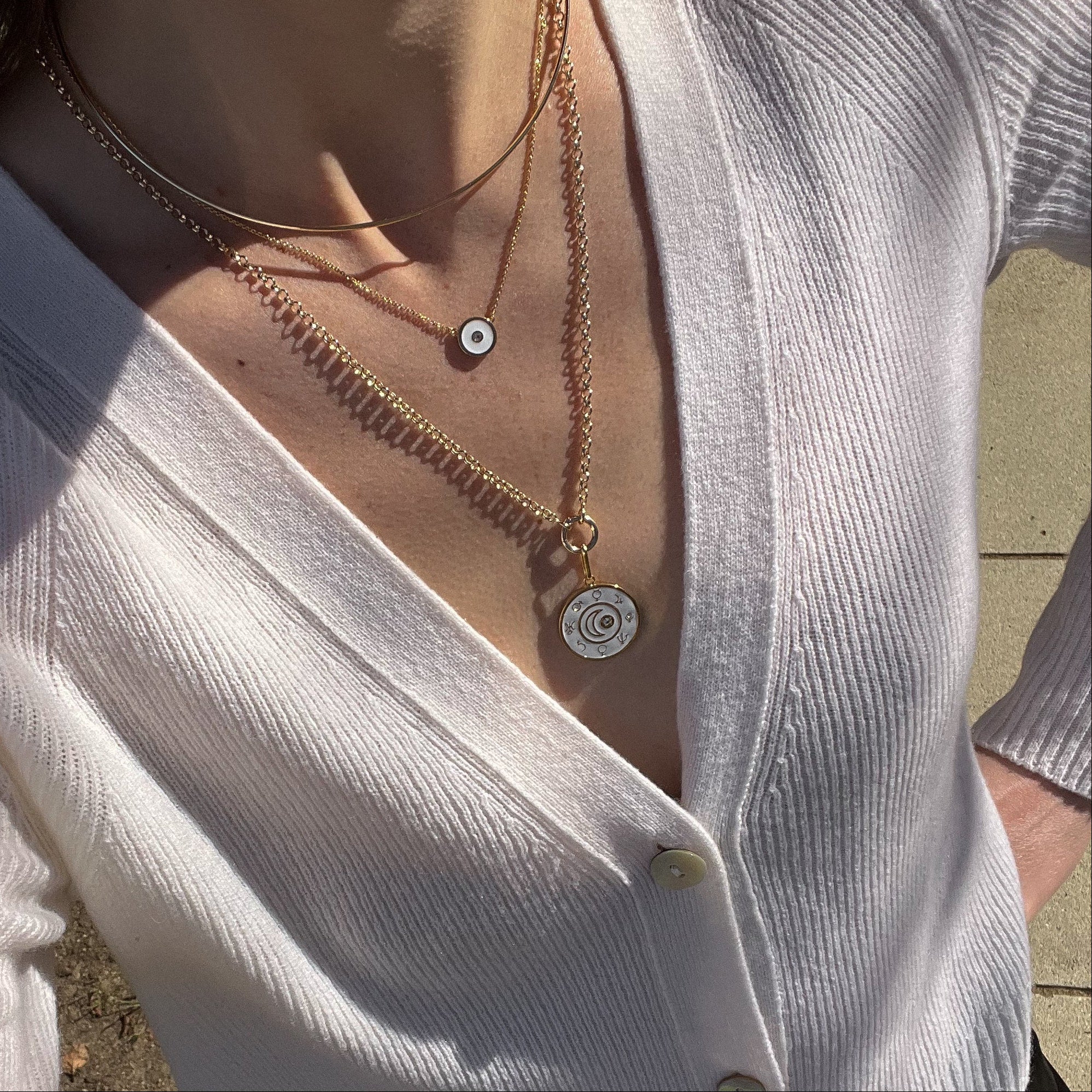 Alchemy White Enamel Charm - Image 2