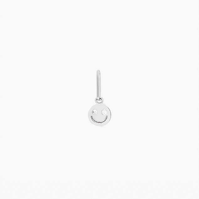 All Smiles Silver Charm