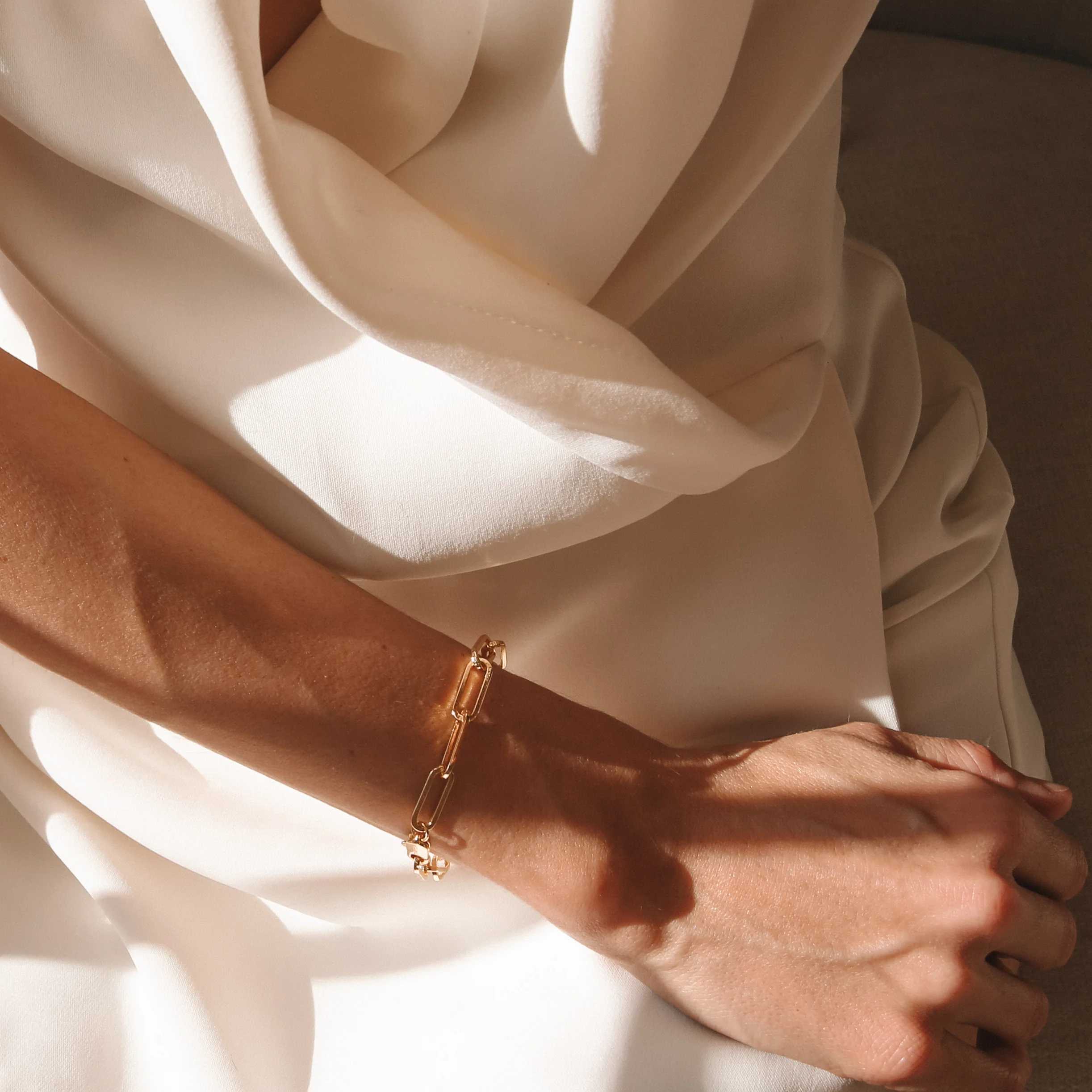 Allegra Paperclip Bracelet - Image 3
