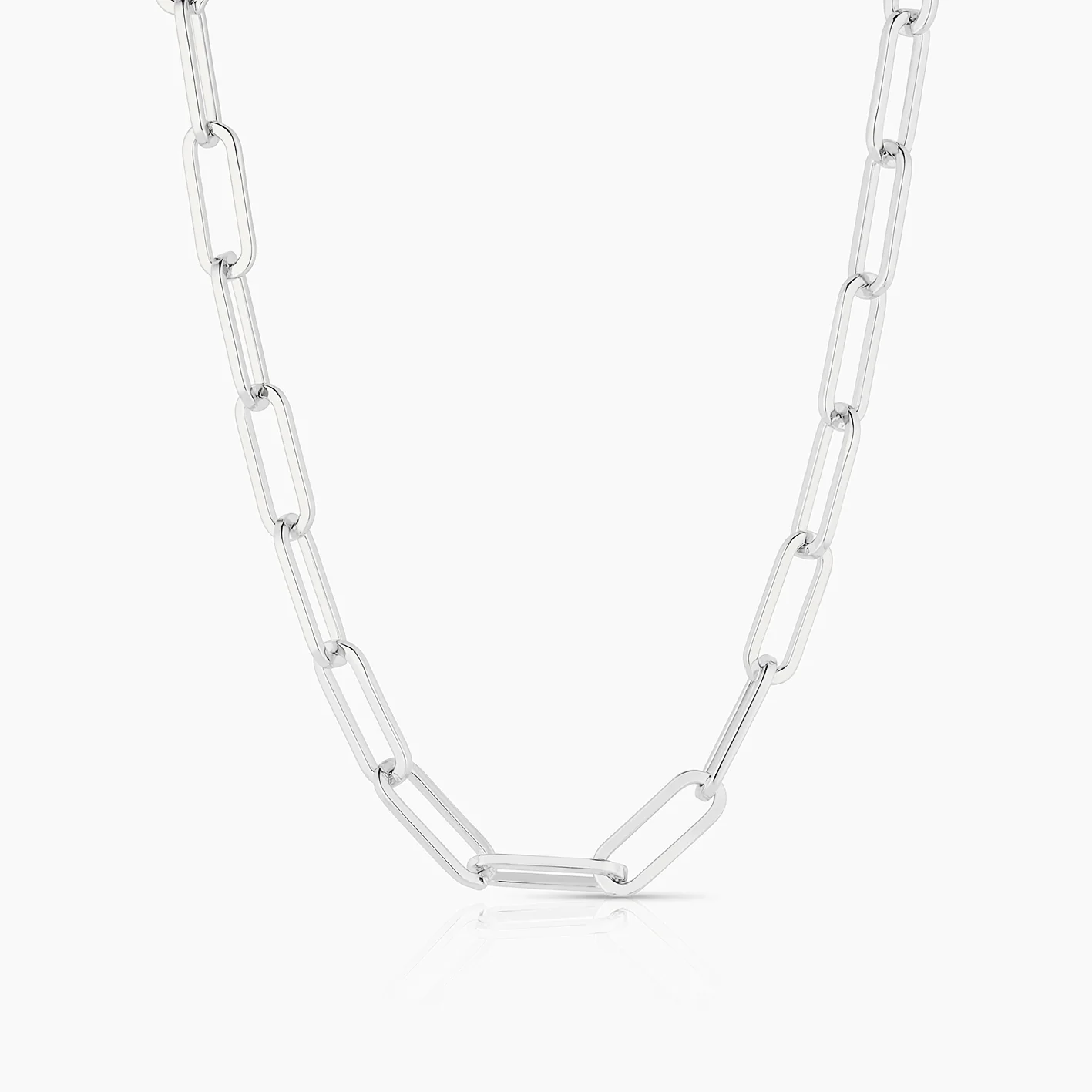 Allegra Paperclip Necklace - Image 4
