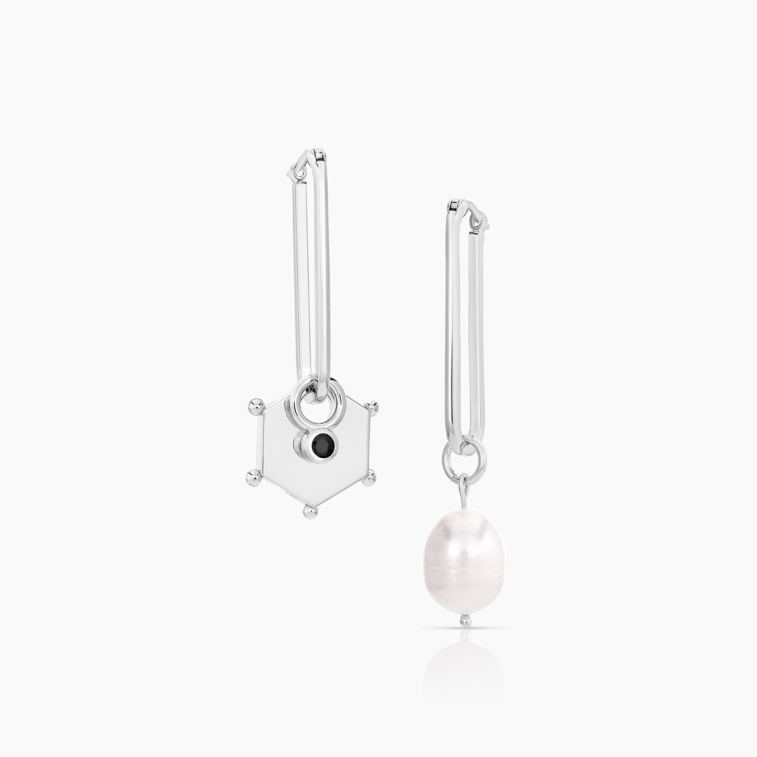 Almost Famous Silver Hoop Earrings