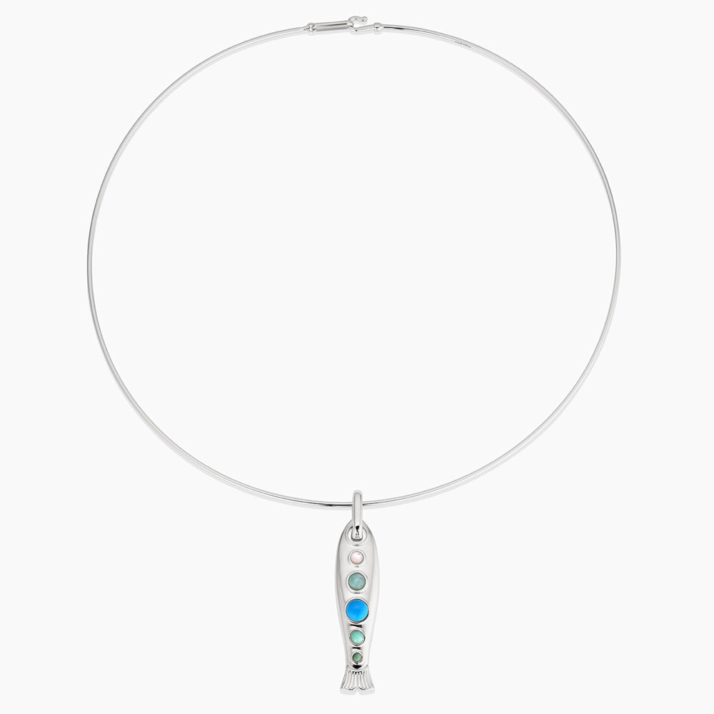 Amalfi Fish Choker Necklace - Image 4