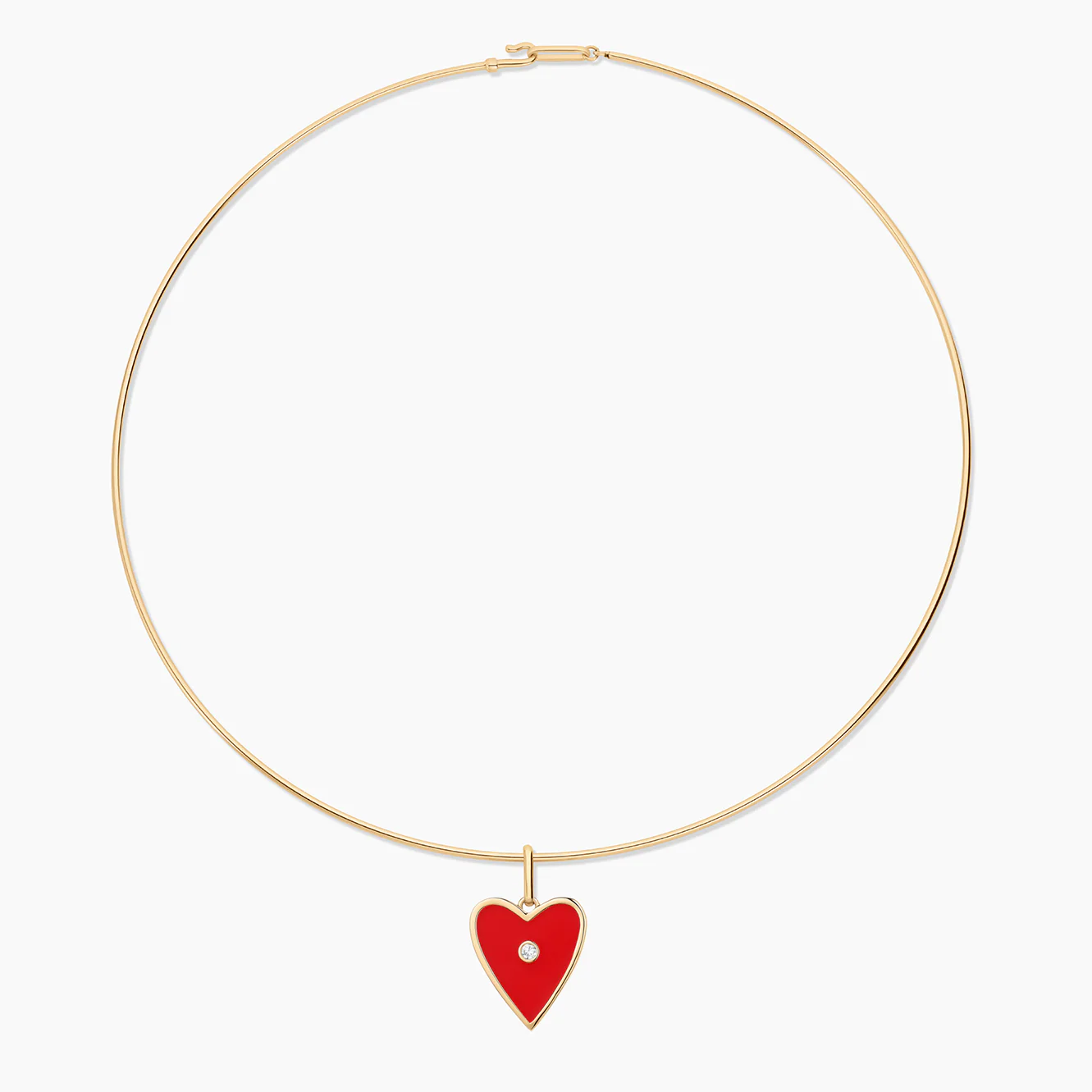 Amaya Red Enamel Heart - Image 12