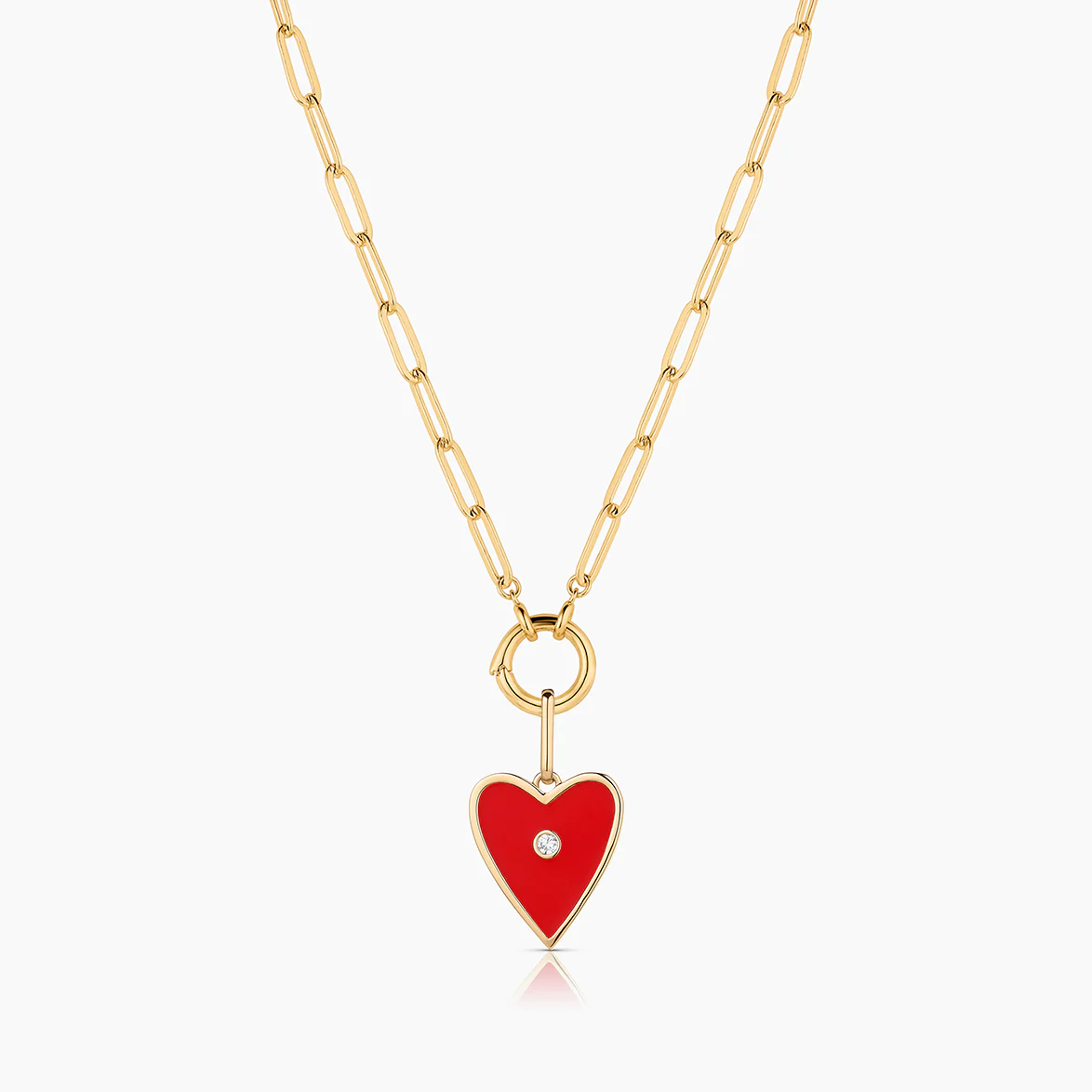 Amaya Red Enamel Heart - Image 13