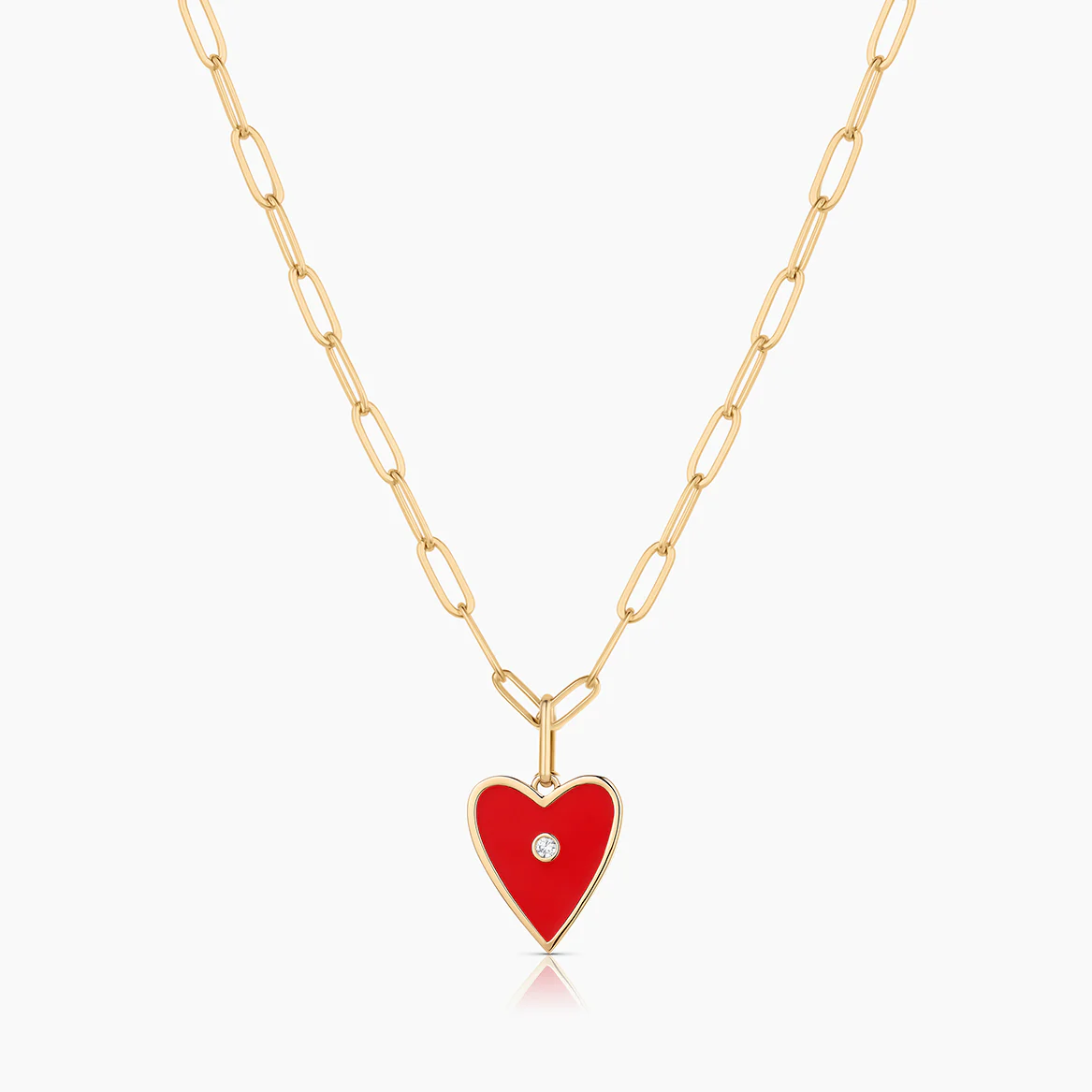 Amaya Red Enamel Heart - Image 5