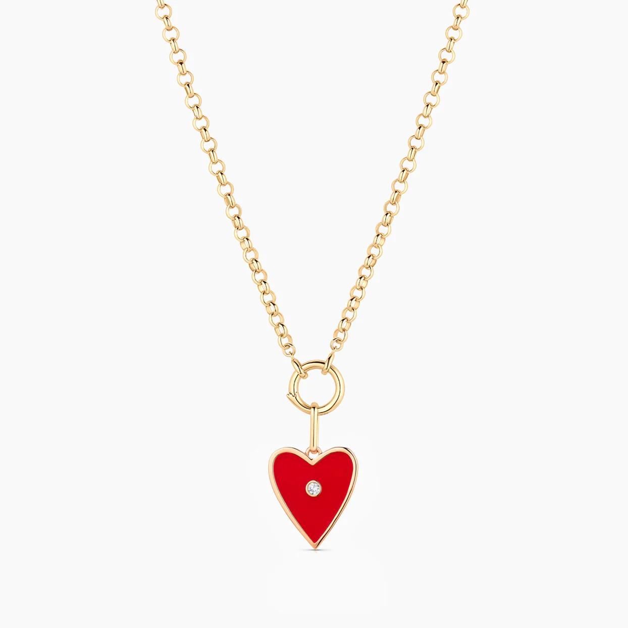 Amaya Red Enamel Heart - Image 8