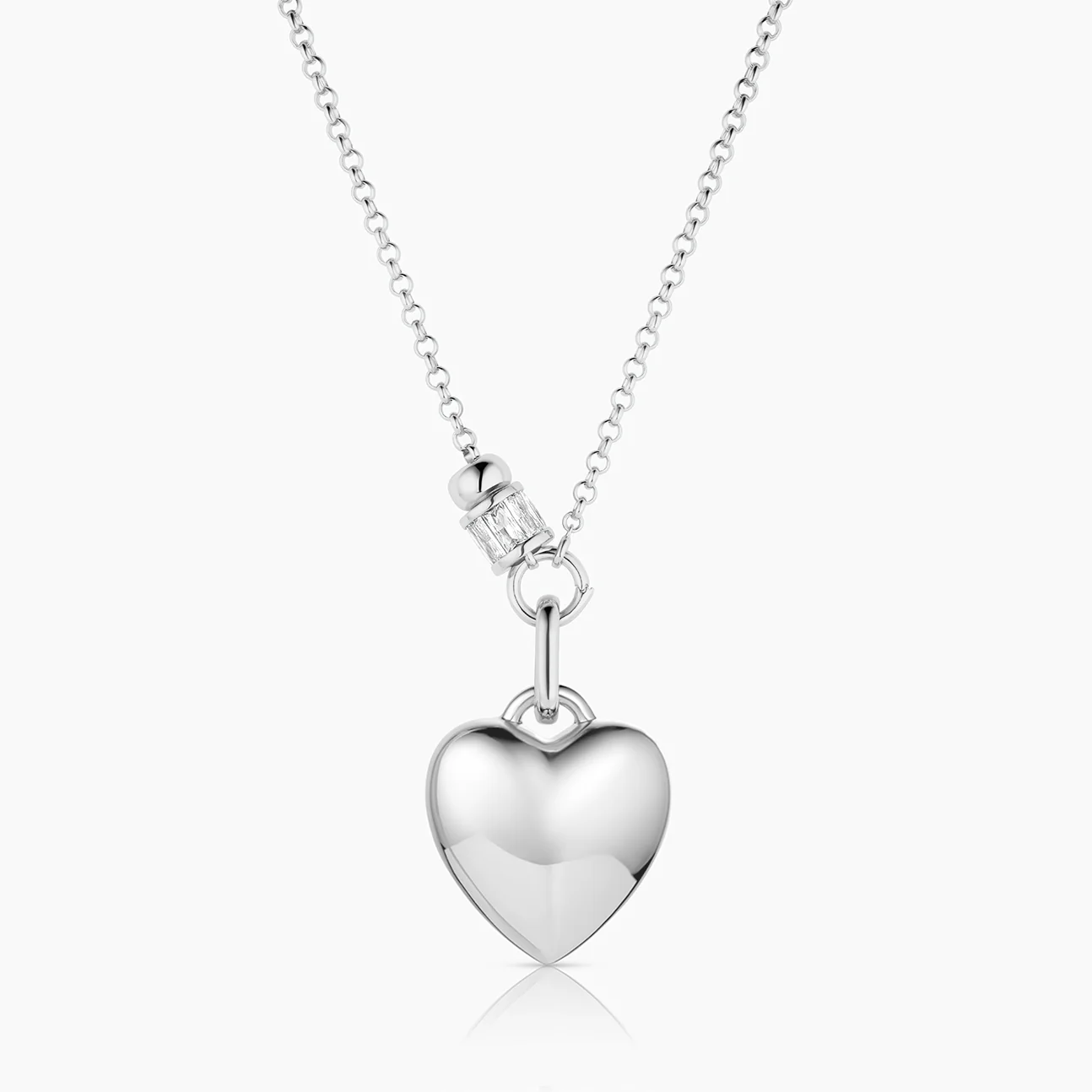 Aurelie Puffy Heart Bead Necklace - Image 4