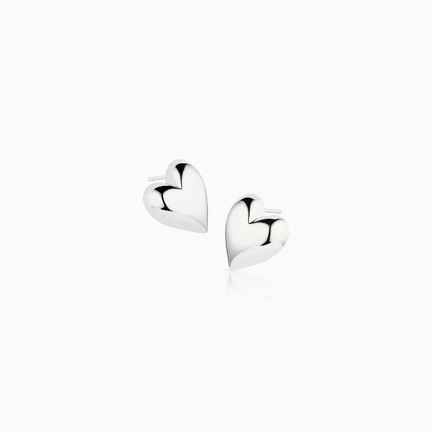 Aurelie Puffy Heart Earrings - Image 3