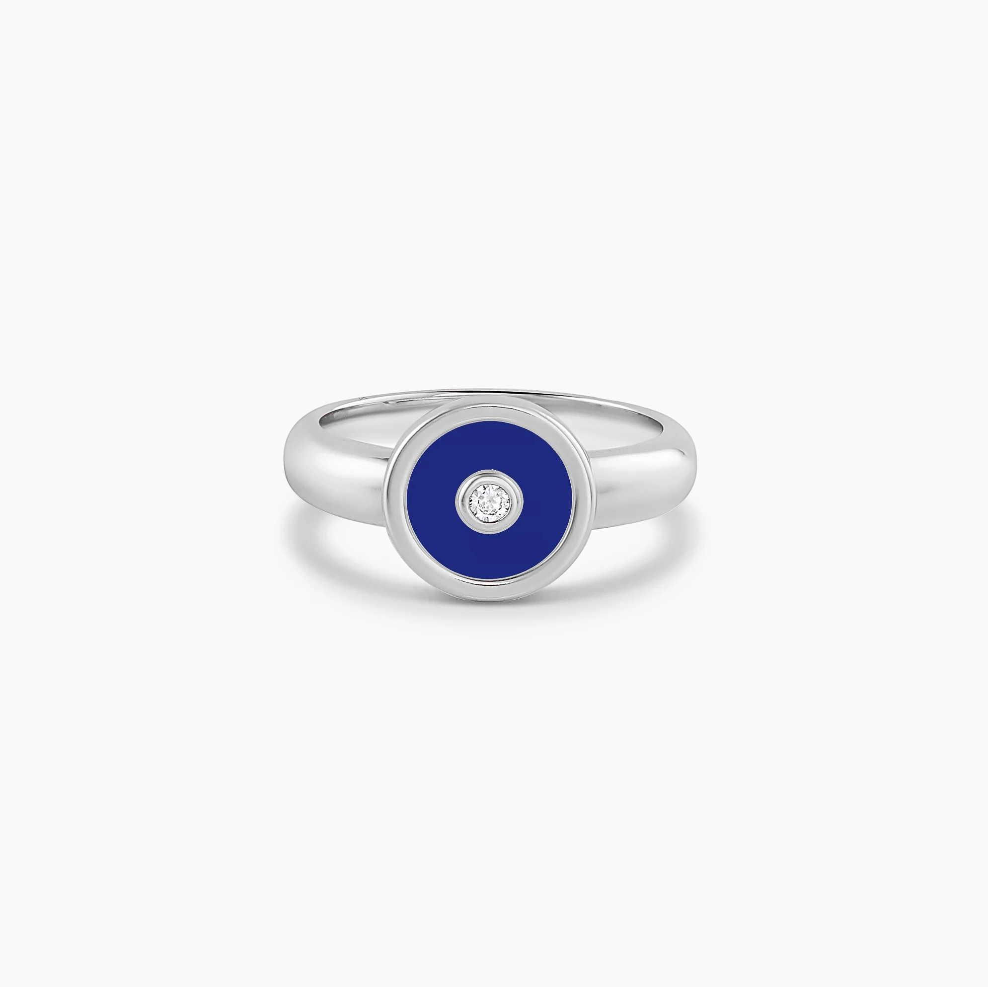 Balia Blue Enamel Ring - Image 5