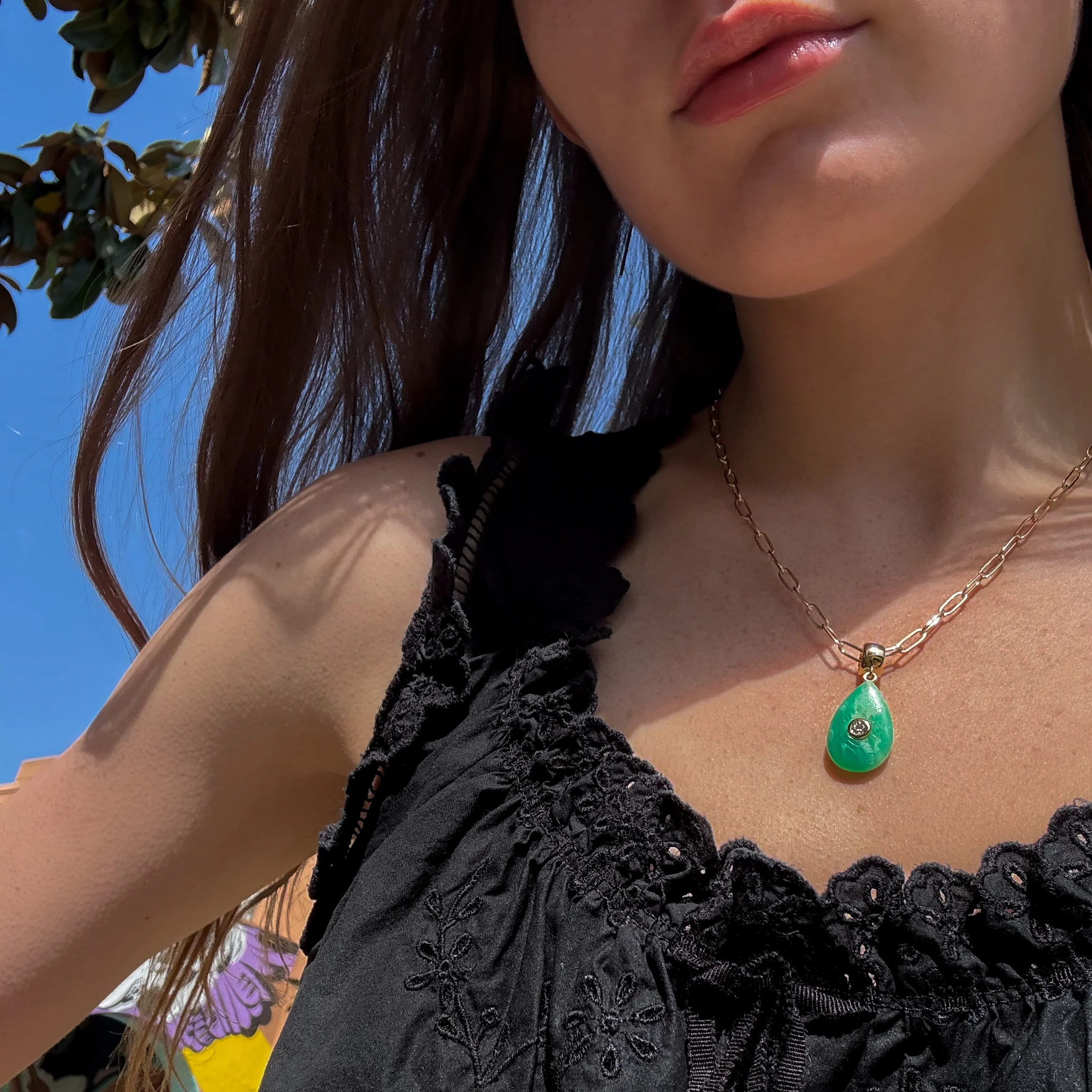 Bardot Chrysoprase Bail - Image 2