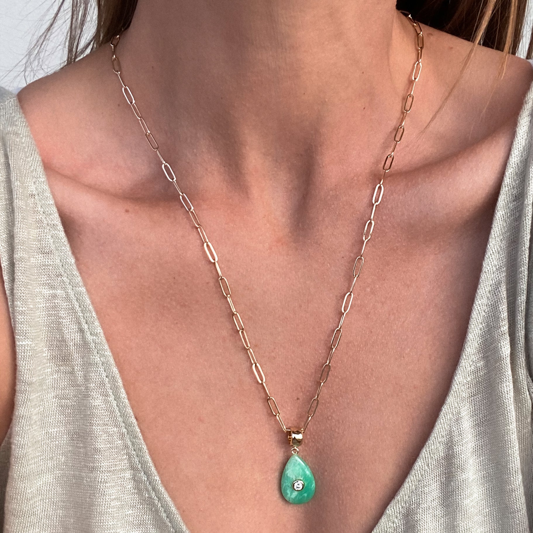 Bardot Chrysoprase Bail - Image 6