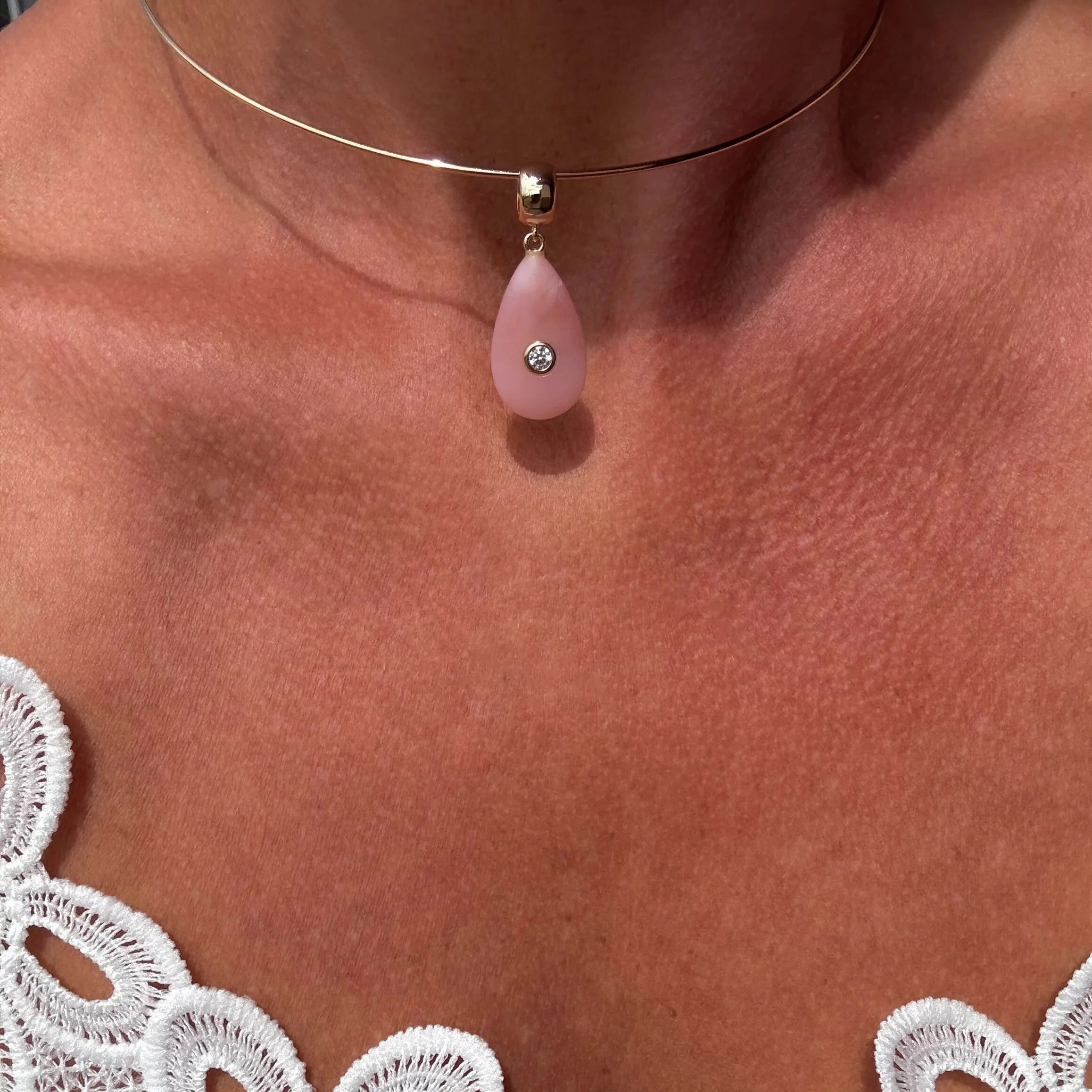 Bardot Pink Opal Bail - Image 5