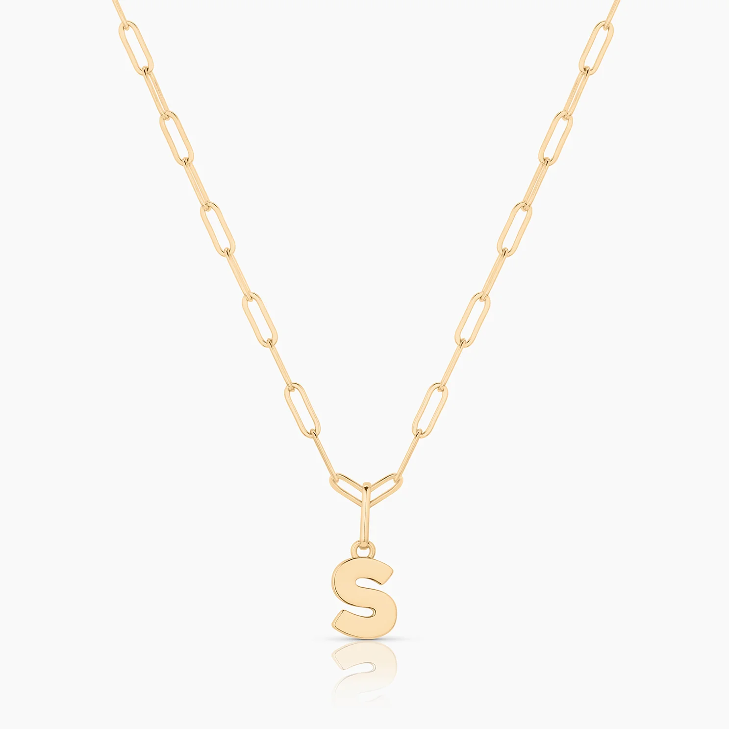 Be You Initial Paperclip Necklace - Image 24