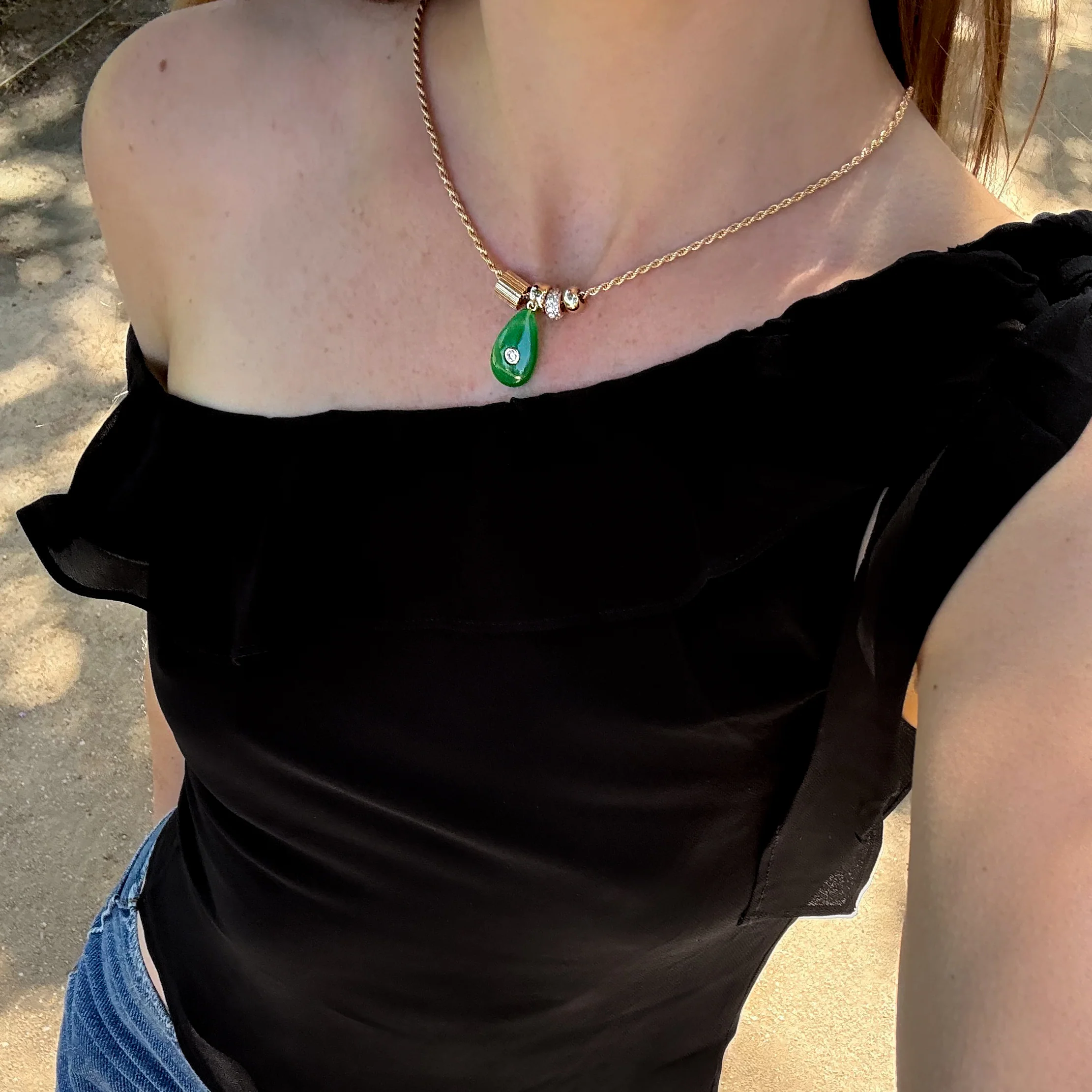 Carlyl Green Jade Necklace - Image 4