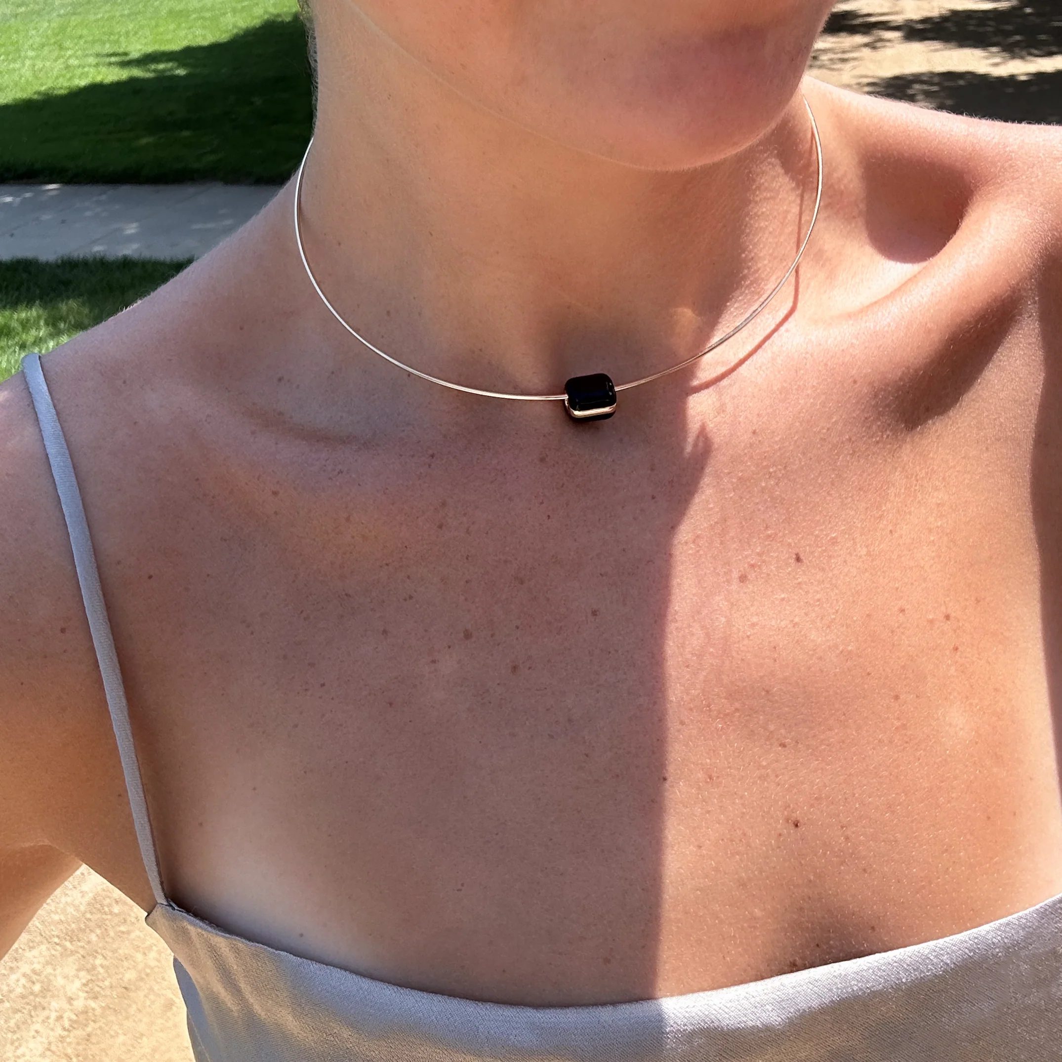 Celine Black Enamel Bead - Image 5