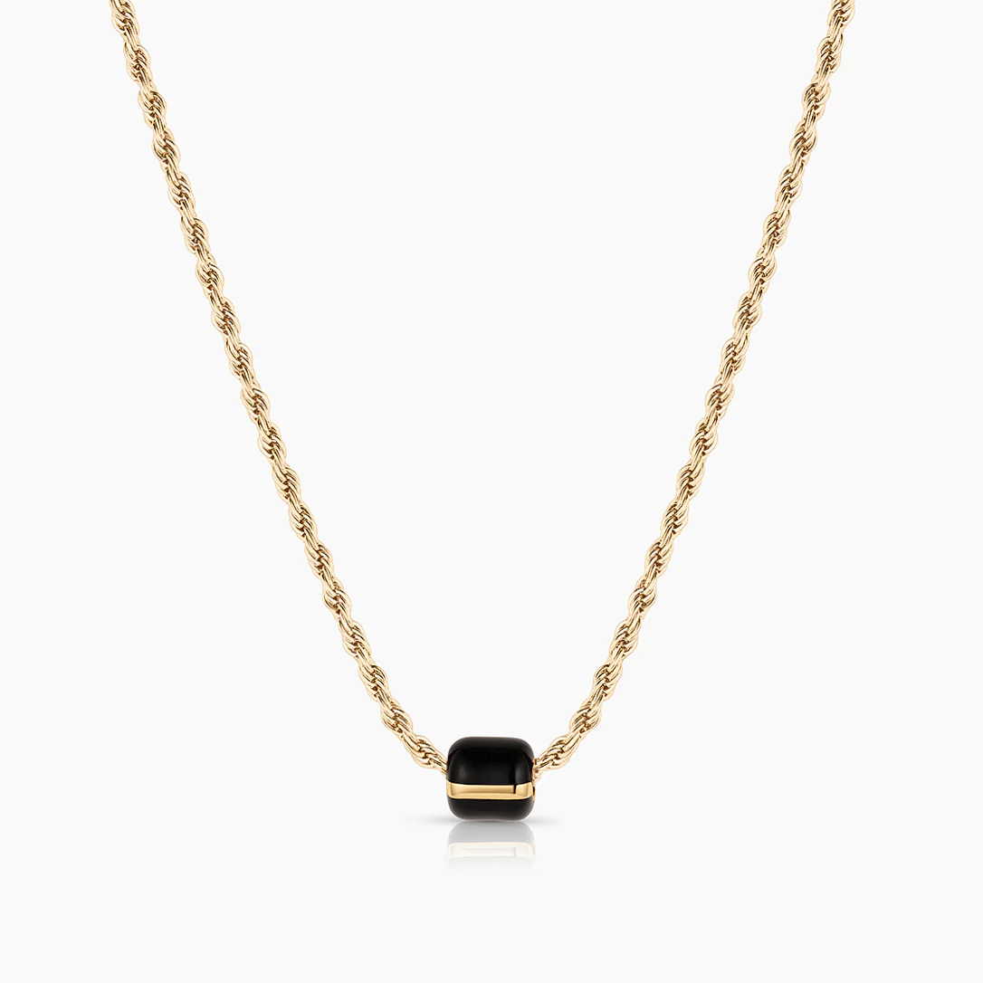 Celine Black Enamel Bead - Image 8