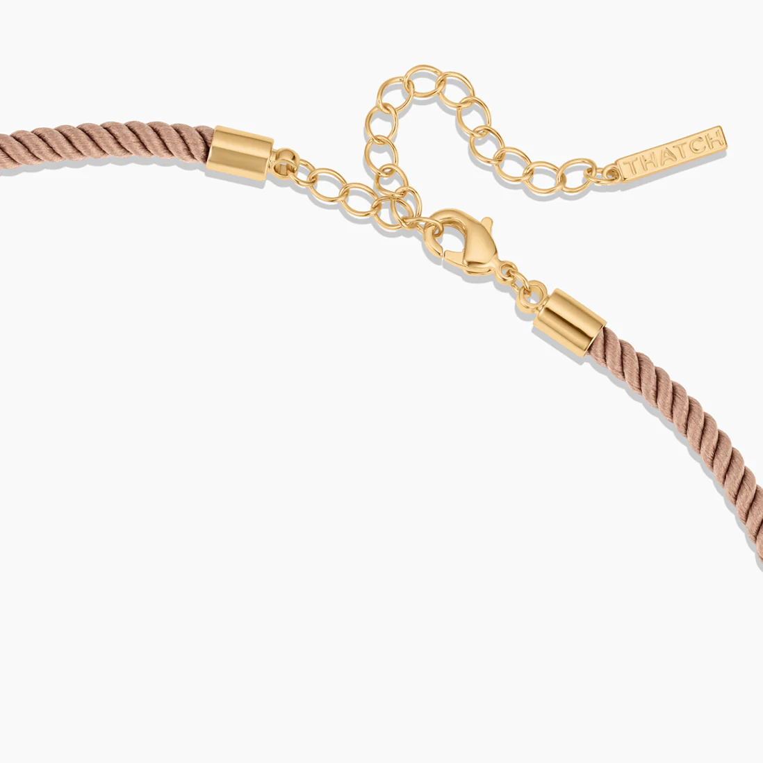 Coco Sand Silk Cord Necklace - Image 3