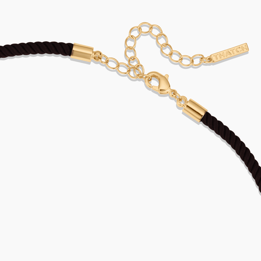 Coco Noir Silk Cord Necklace - Image 3
