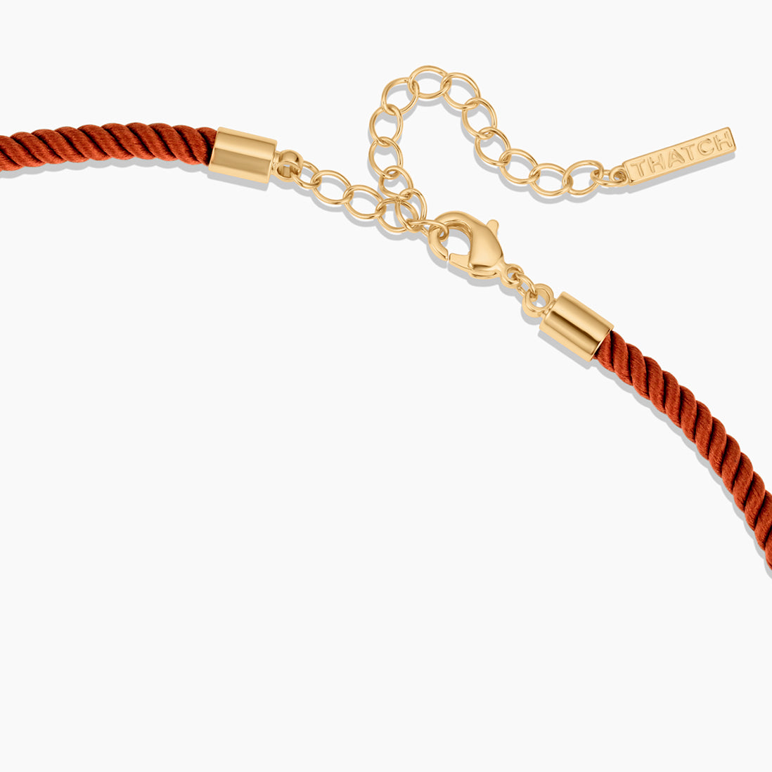 Coco Sienna Silk Cord Necklace - Image 3