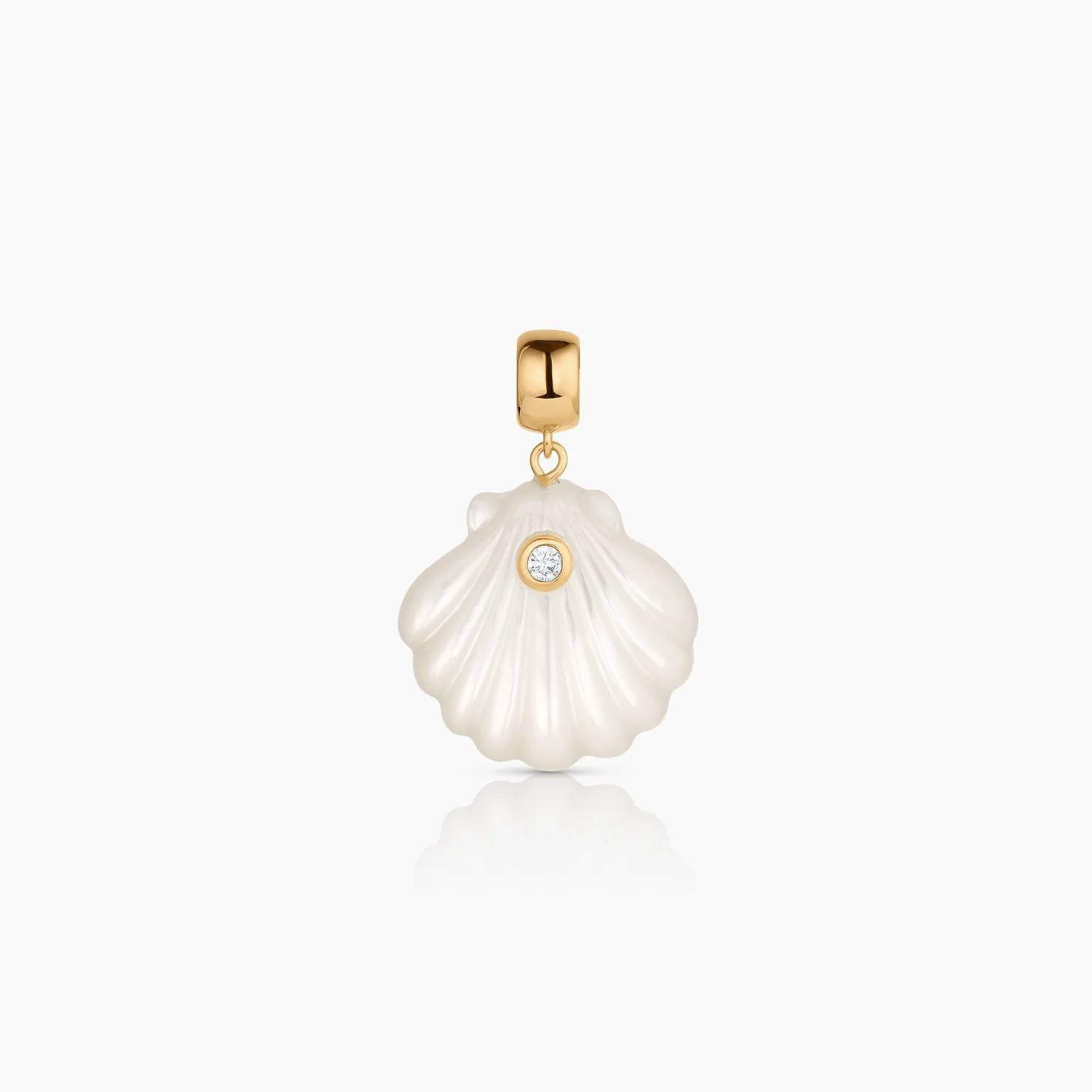 Coquille Mother Of Pearl Shell Bail