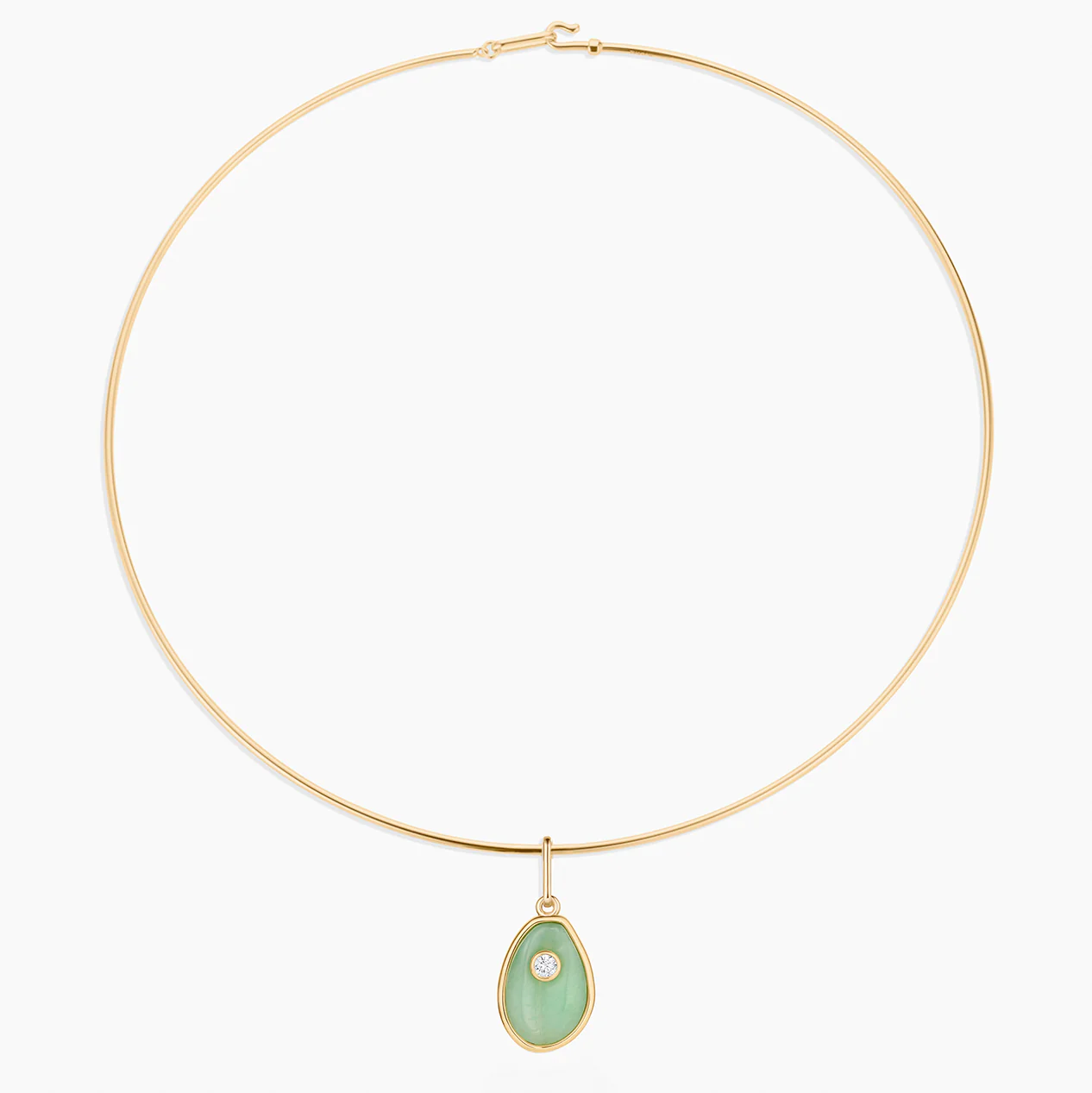 Cowrie Chrysoprase Shell - Image 3