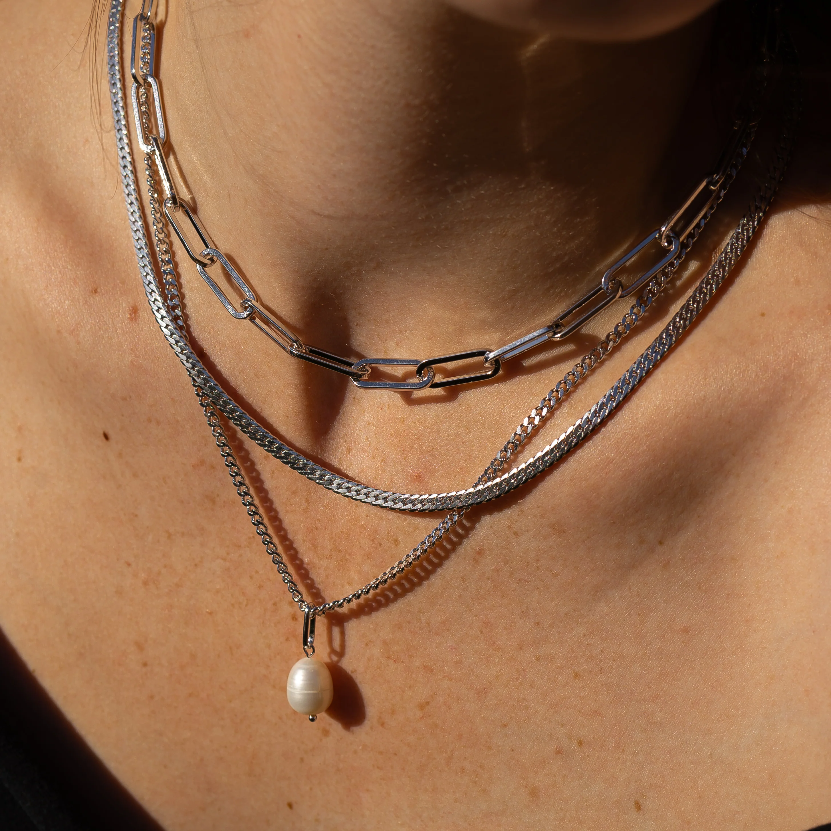 Allegra Paperclip Necklace - Image 5