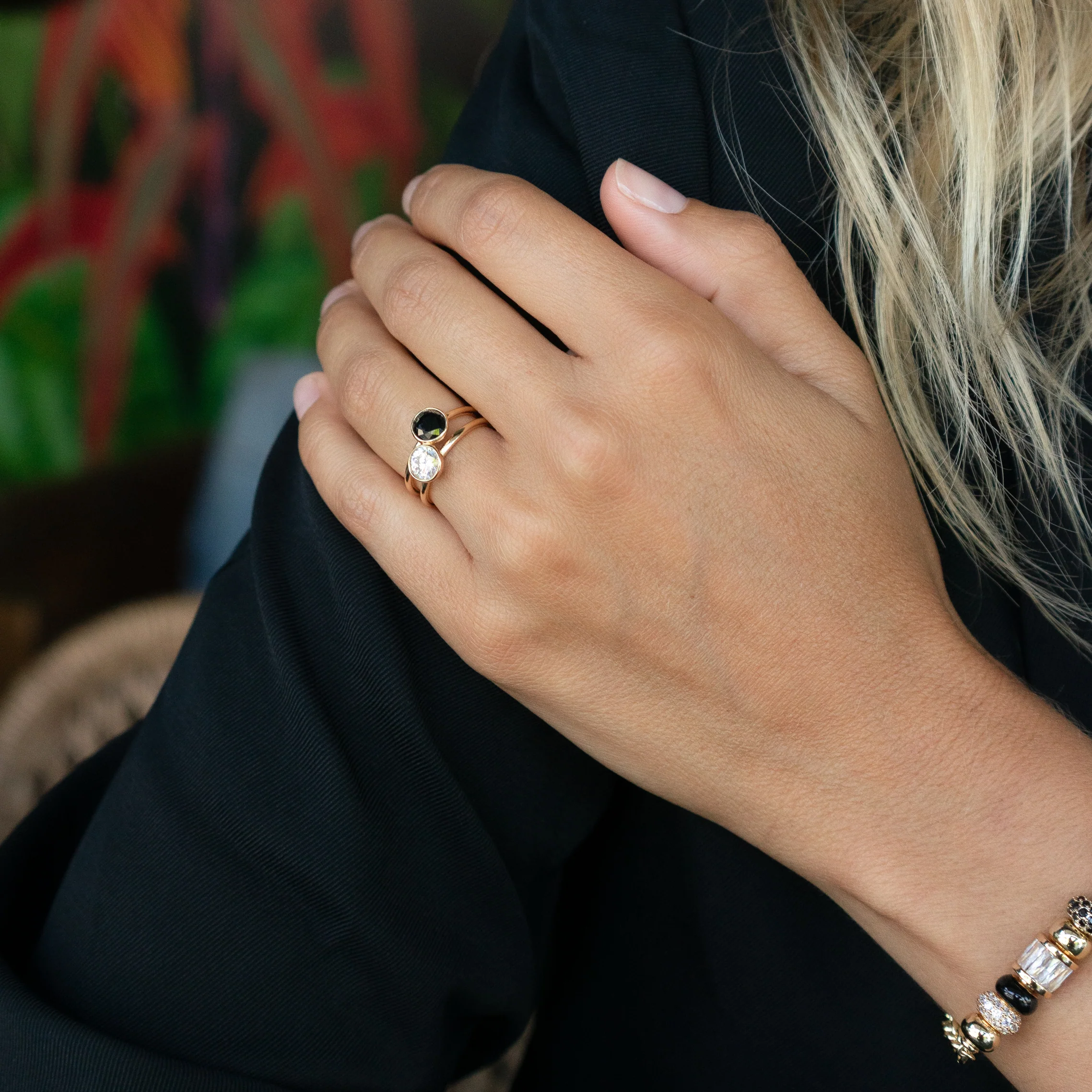 Dottie Mixed Double Ring - Image 3