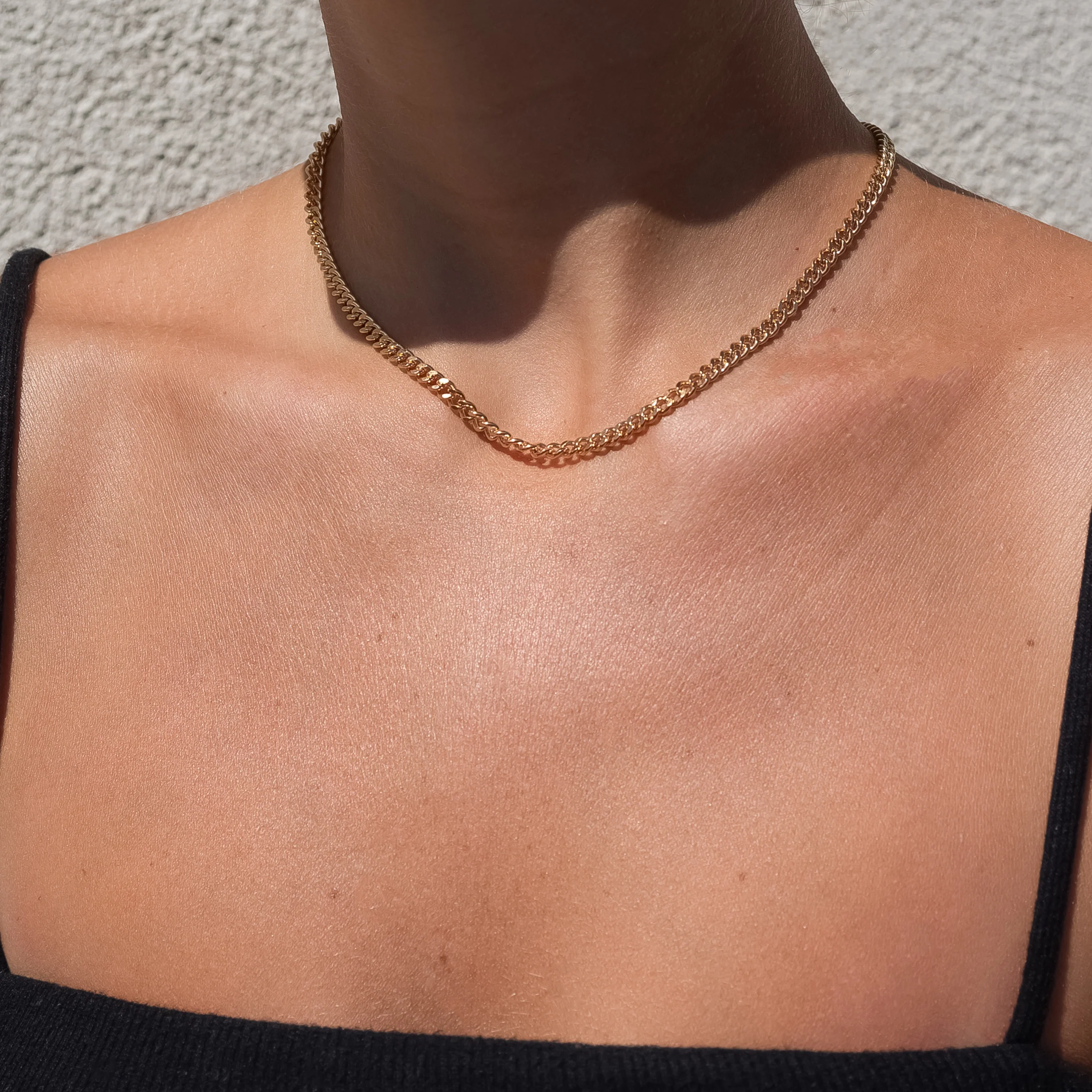 Drew Silver Curb Necklace - Image 2