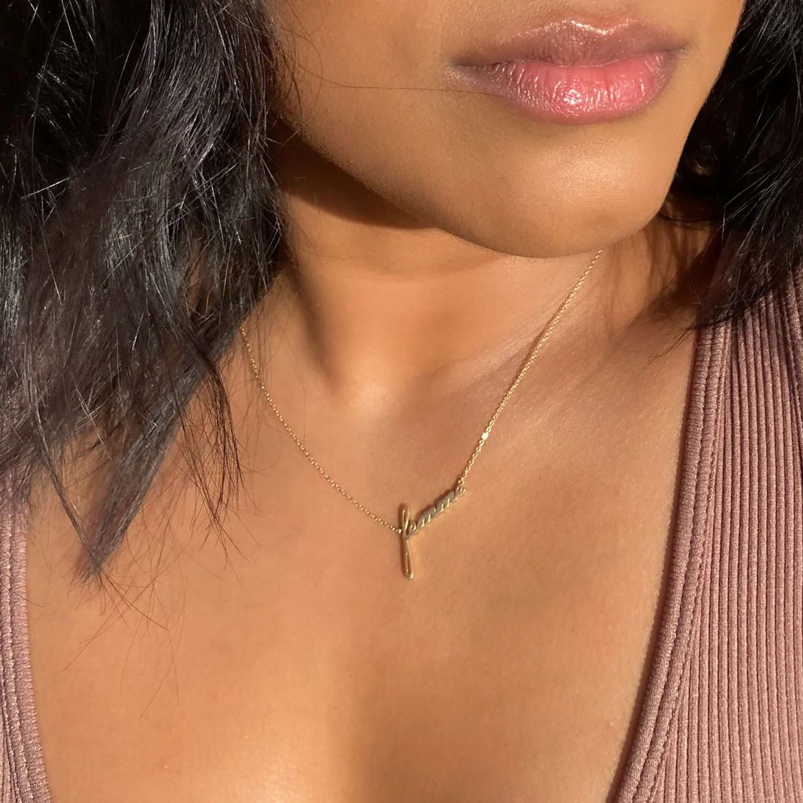 Femme Script Necklace - Image 2