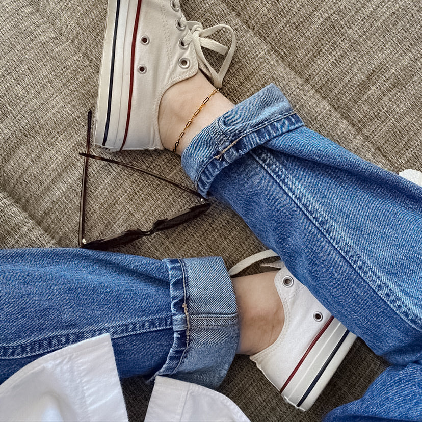 Finn Paperclip Anklet - Image 3