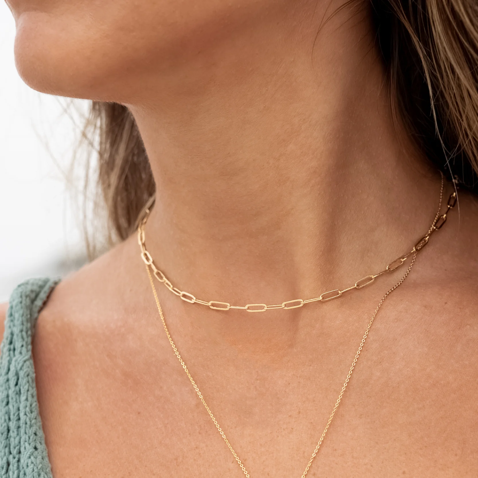 Finn Paperclip Necklace - Image 5