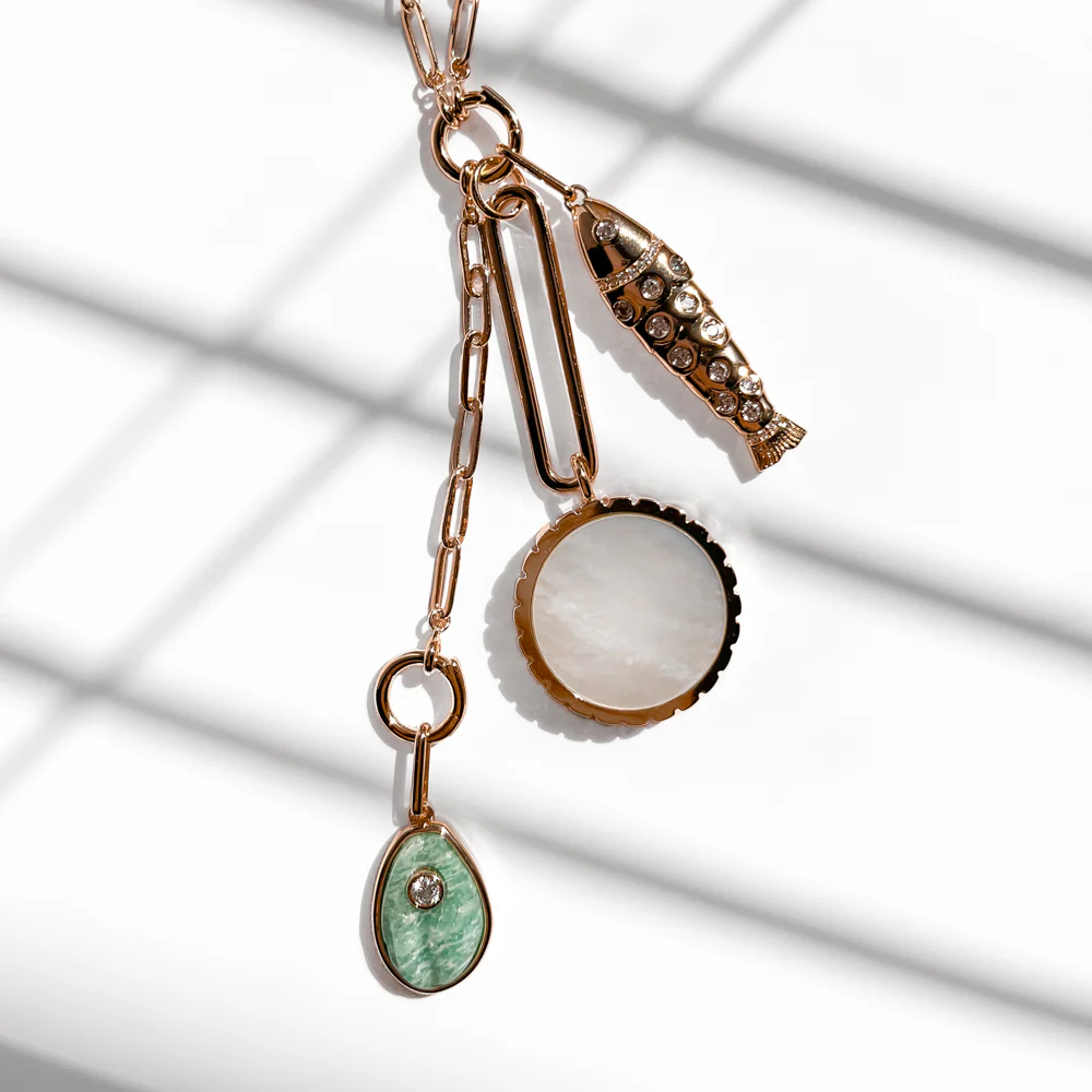 Finn Paperclip Lariat Necklace Extender - Image 3