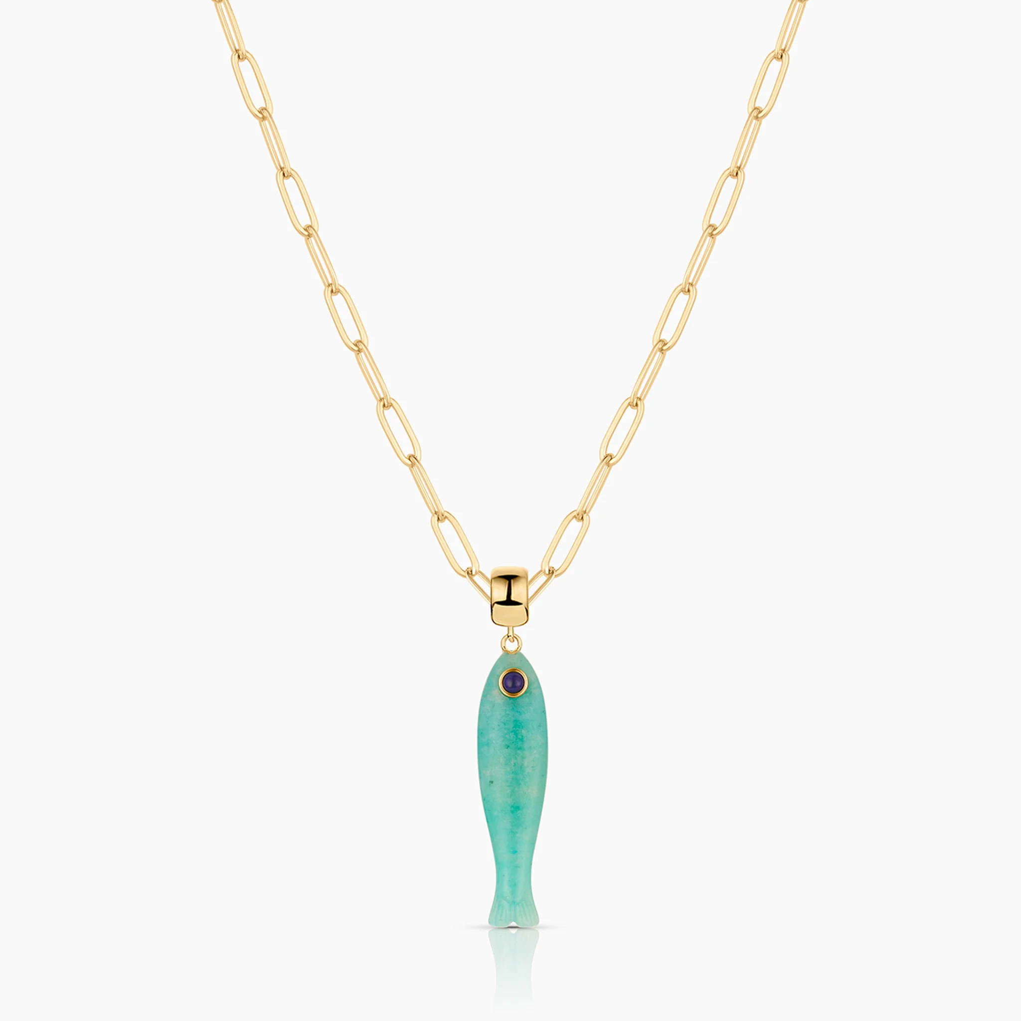Fortuna Amazonite Fish Bail - Image 4