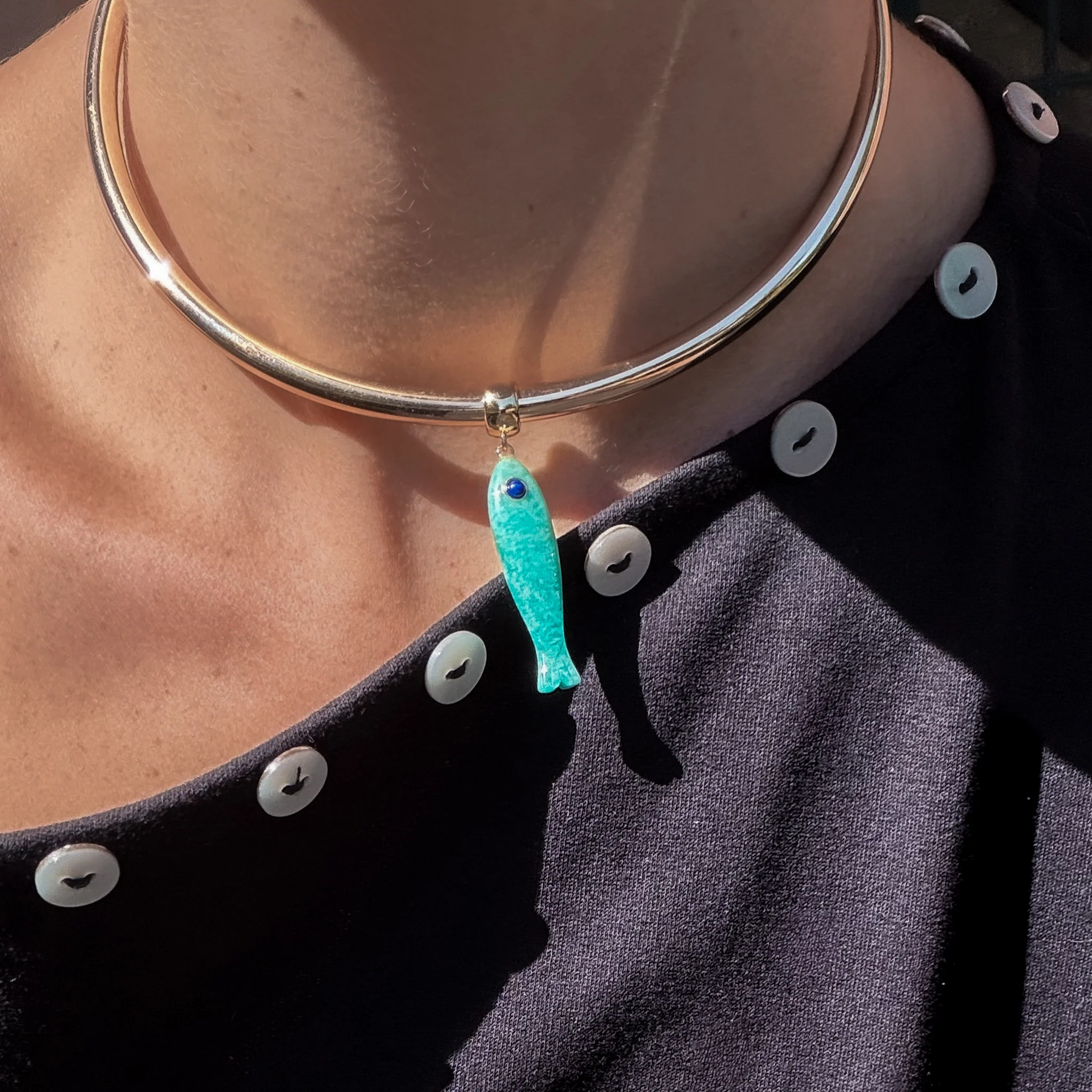 Fortuna Amazonite Fish Bail - Image 9