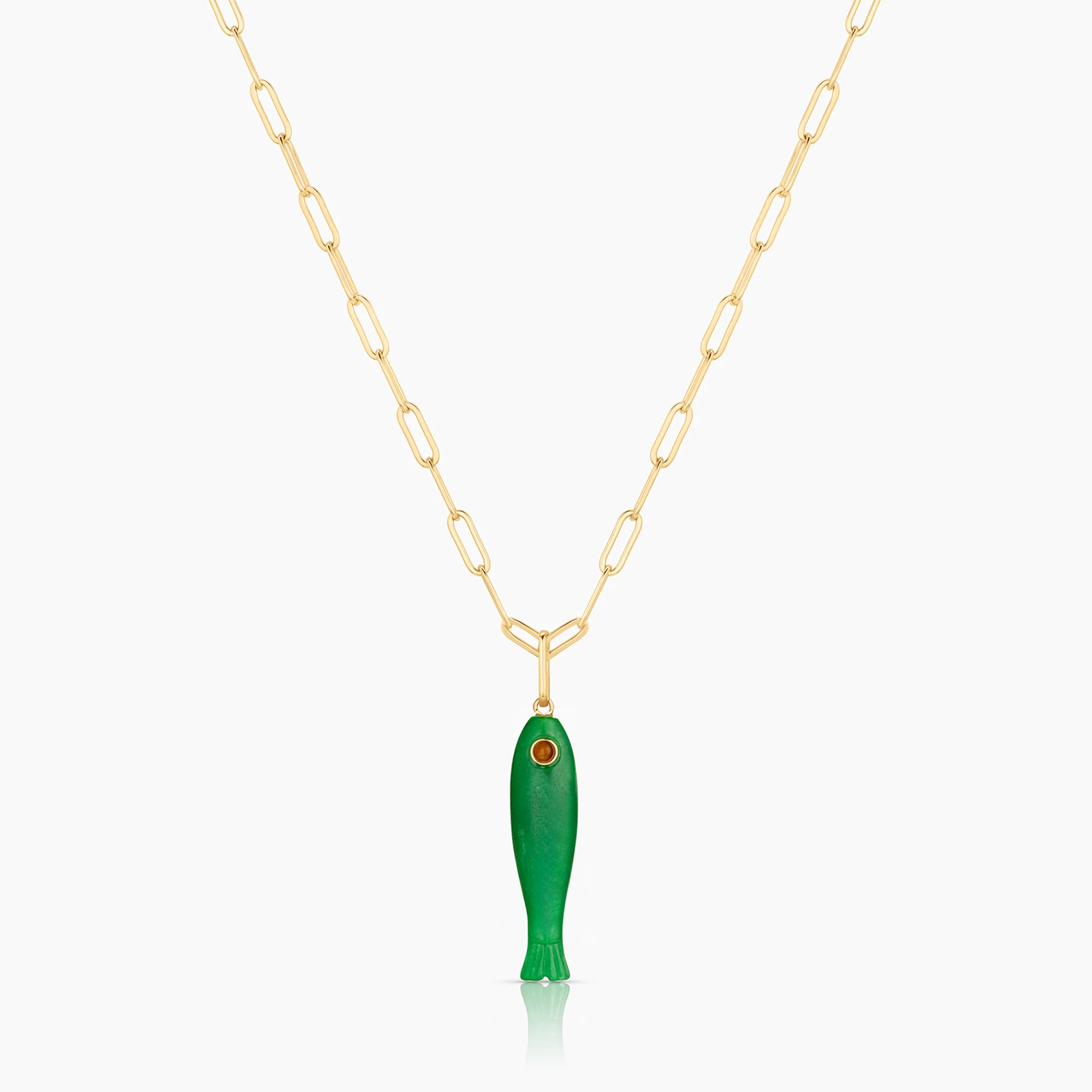 Fortuna Green Jade Fish - Image 11