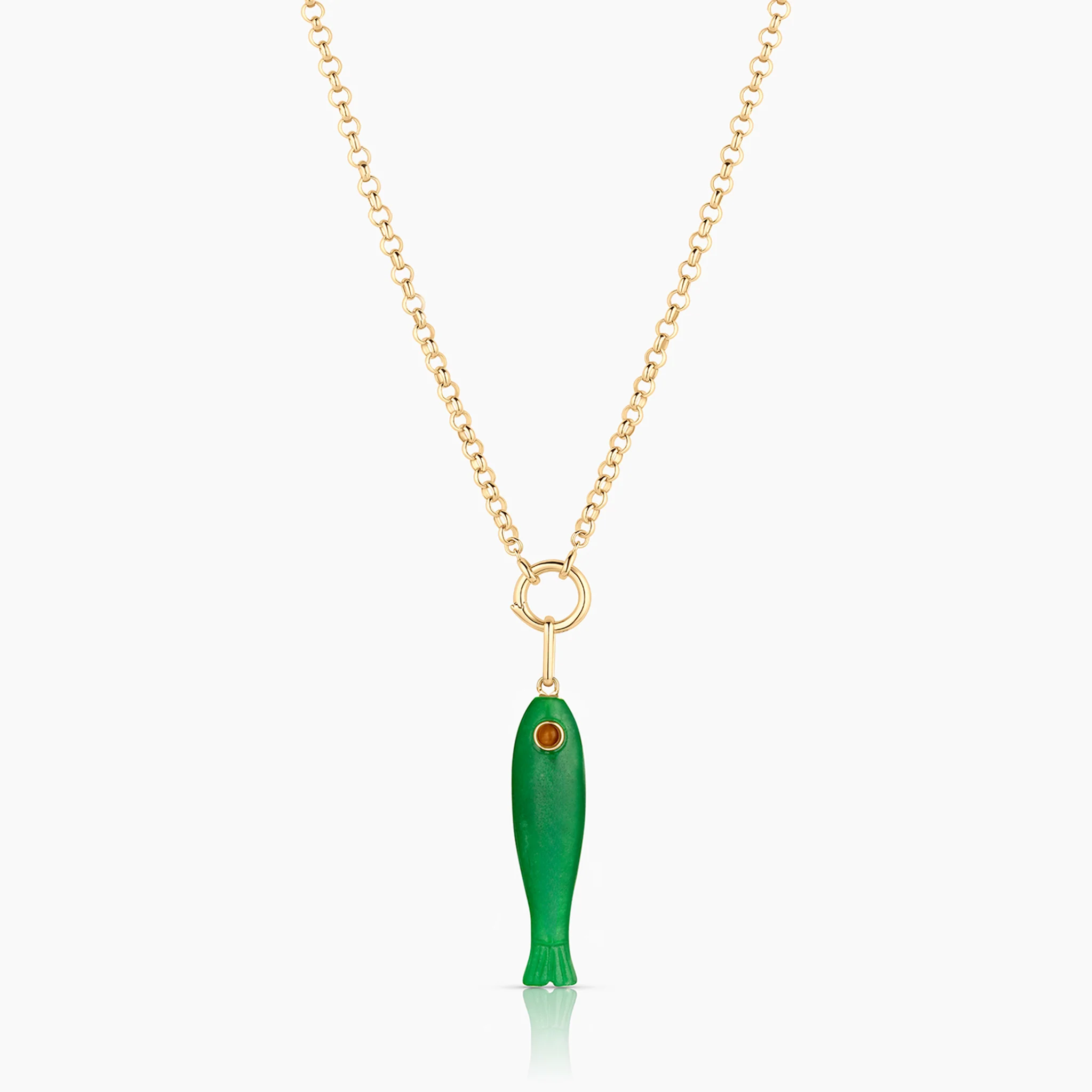 Fortuna Green Jade Fish - Image 4
