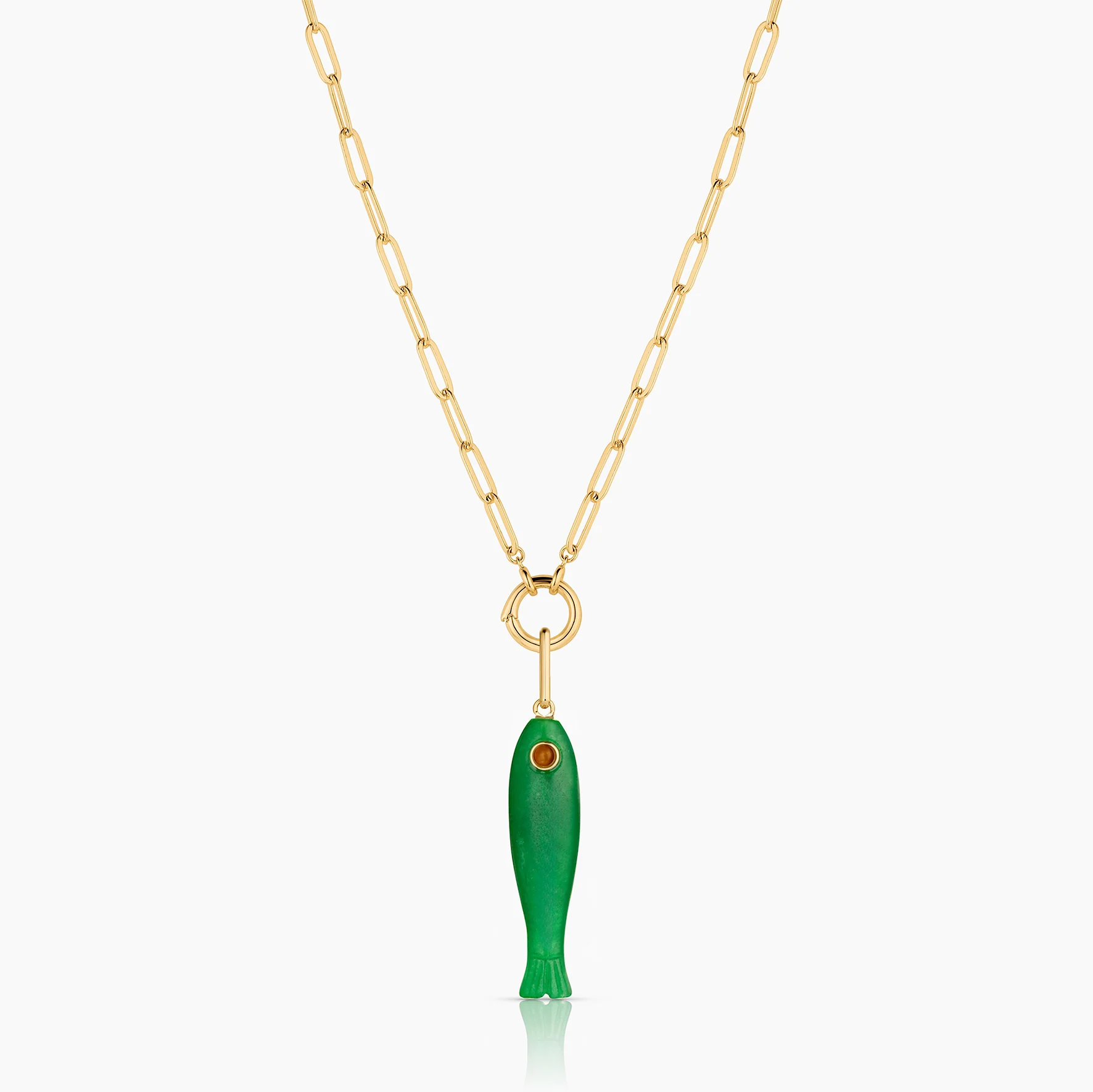 Fortuna Green Jade Fish - Image 6