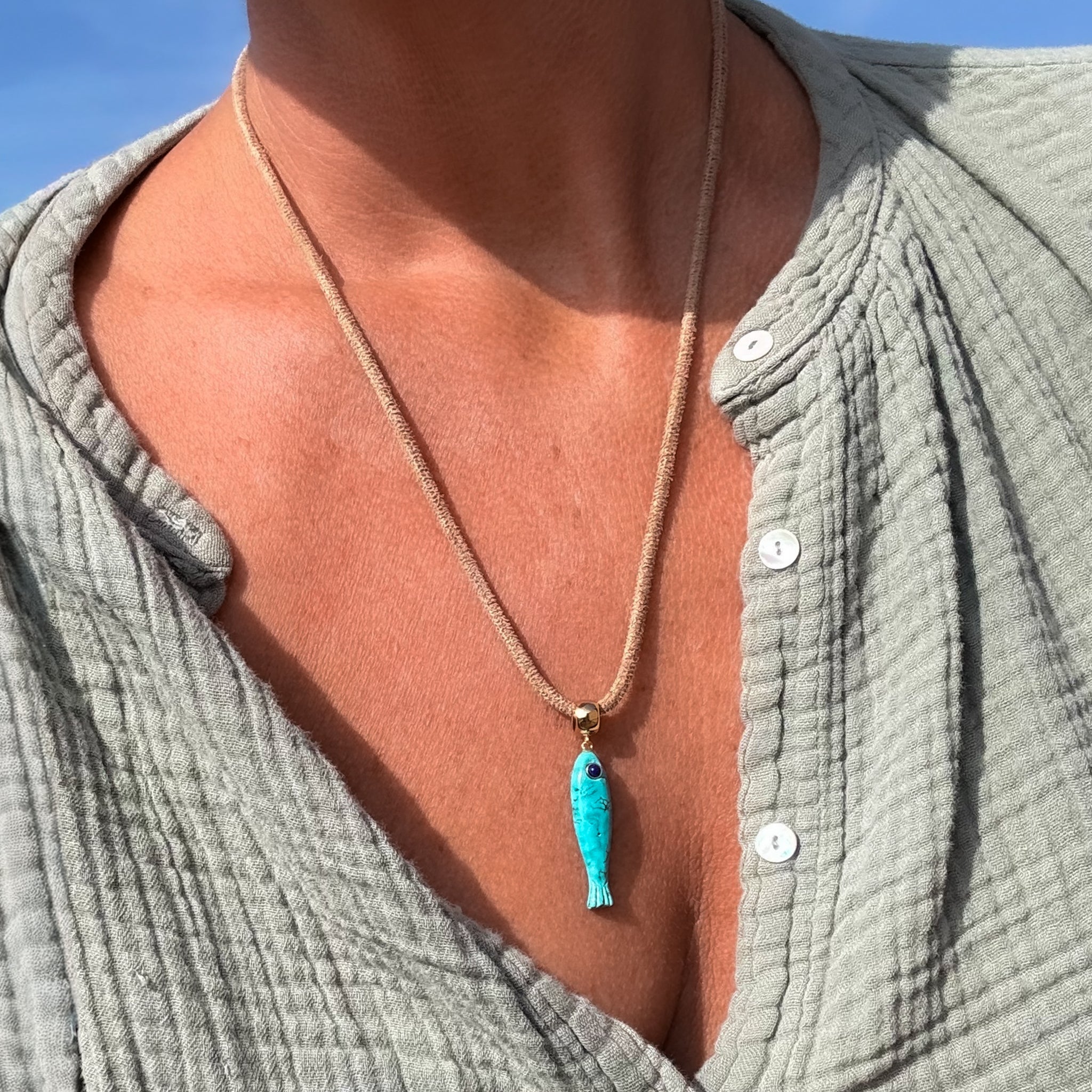 Fortuna Howlite Fish Bail - Image 5