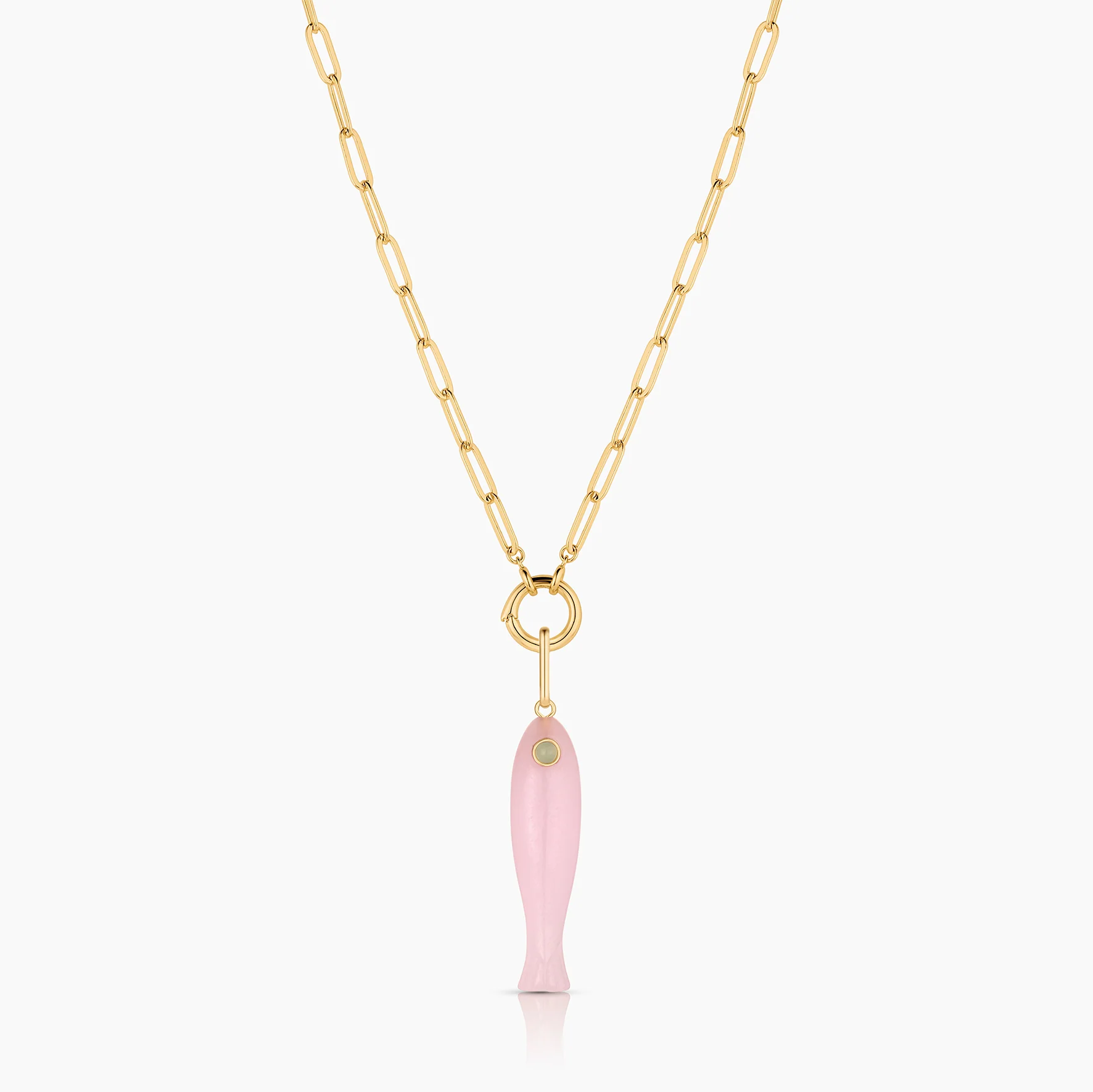 Fortuna Pink Jade Fish - Image 11