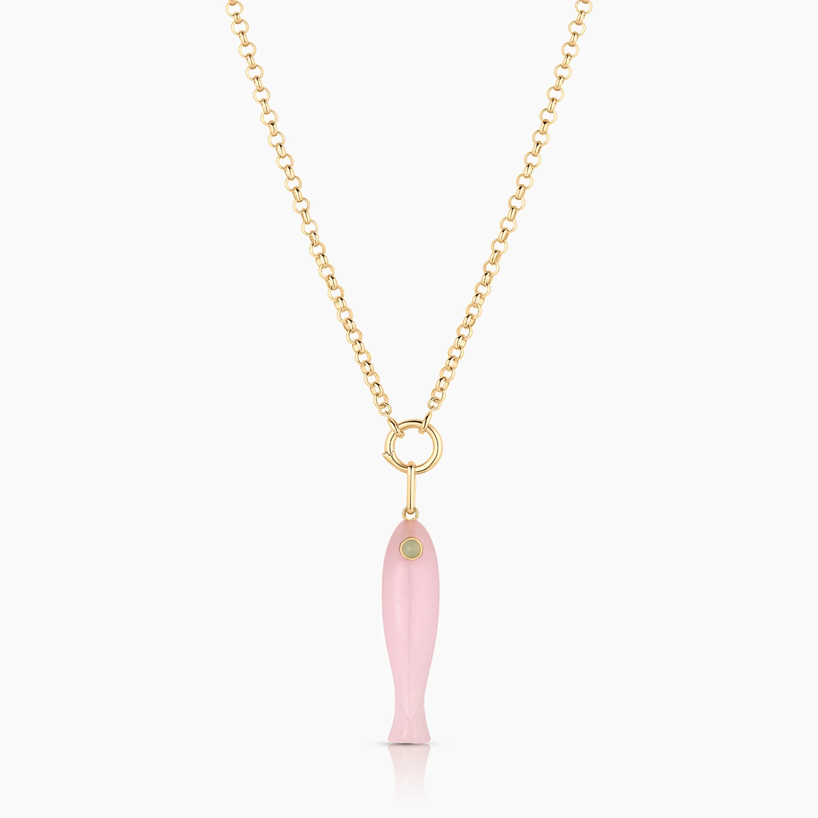 Fortuna Pink Jade Fish - Image 12