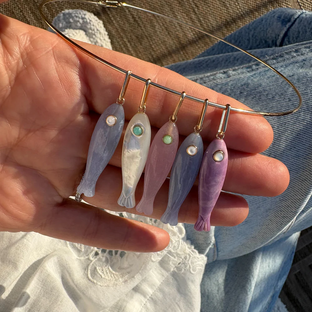 Fortuna Pink Jade Fish - Image 6