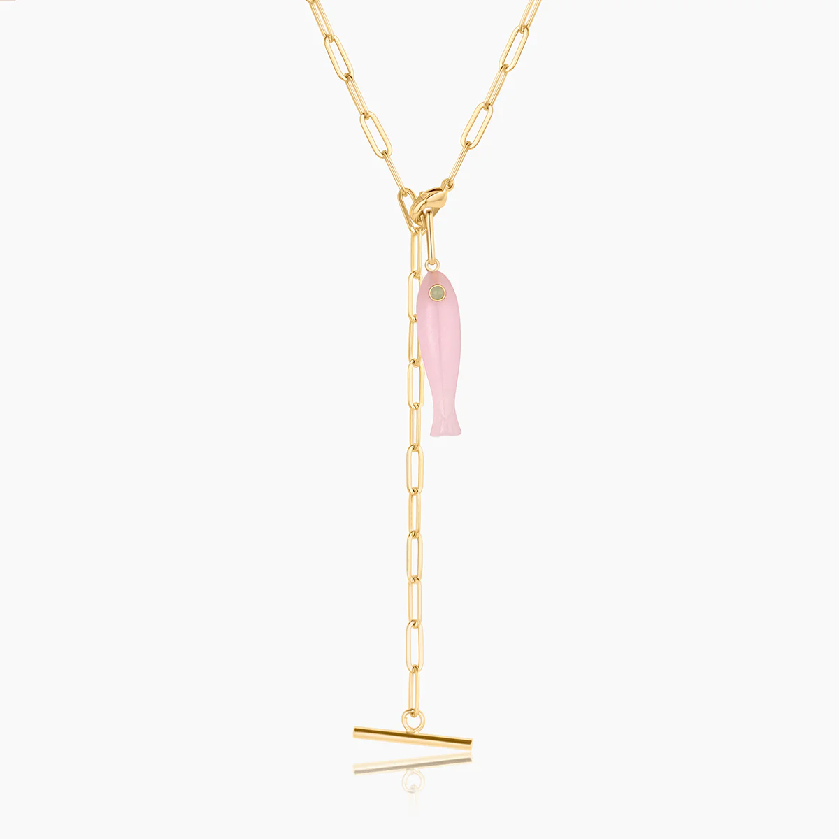 Fortuna Pink Jade Fish - Image 8