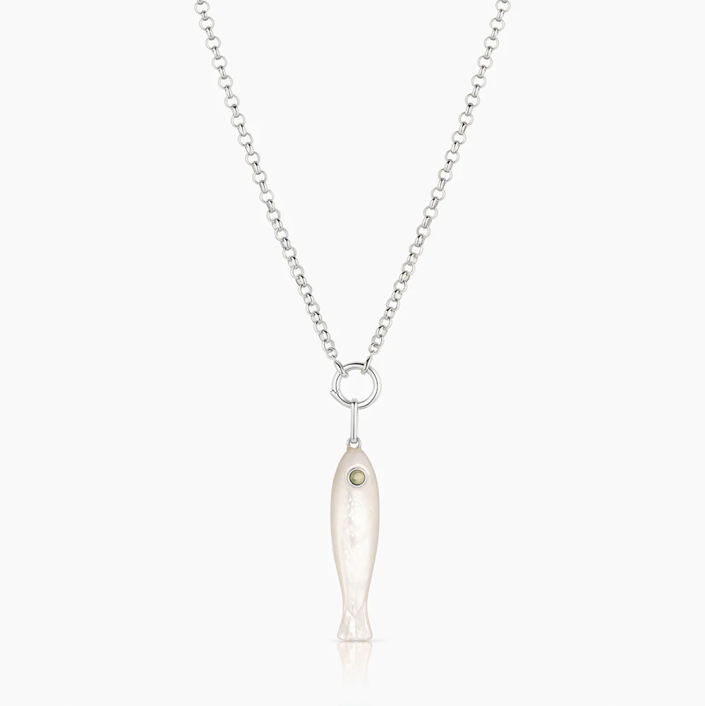 Fortuna Silver Mother Of Pearl Fish - Image 7
