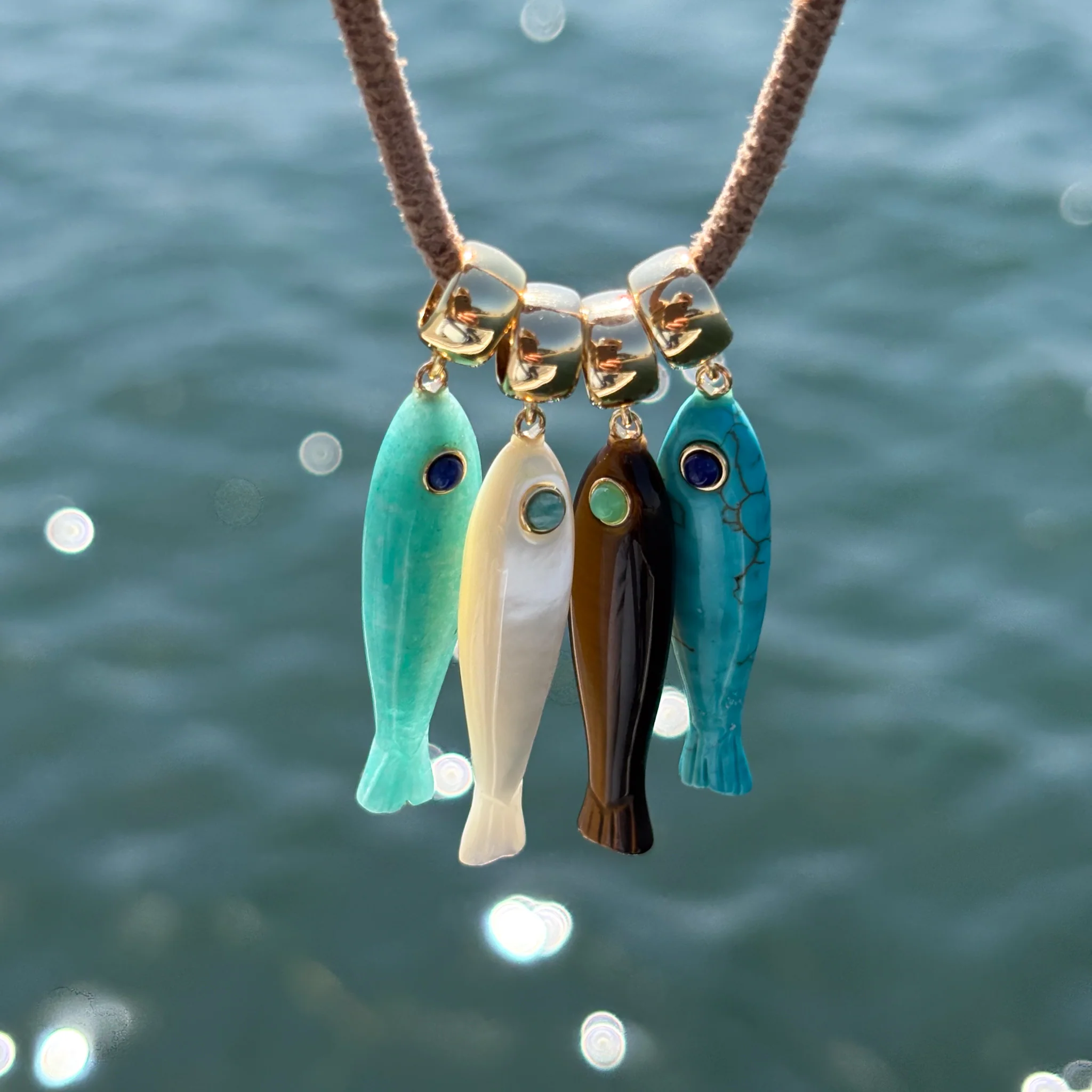 Fortuna Amazonite Fish Bail - Image 5