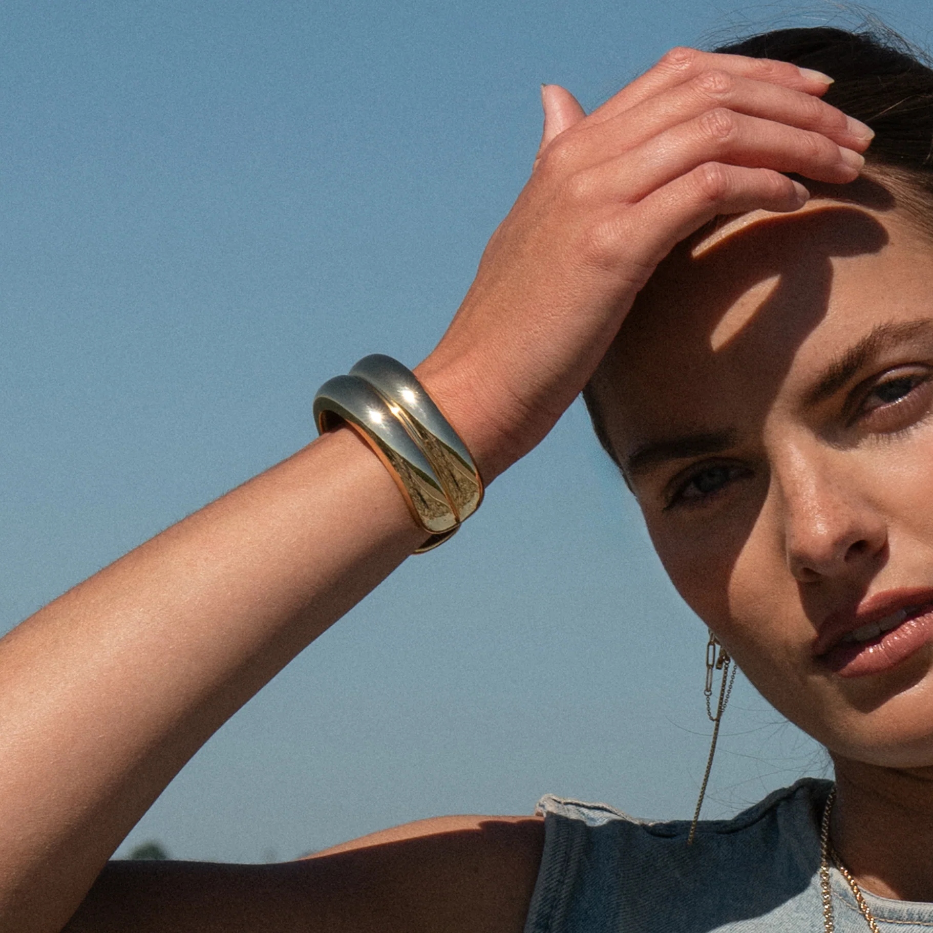 Frankie Double Cuff Bracelet - Image 3