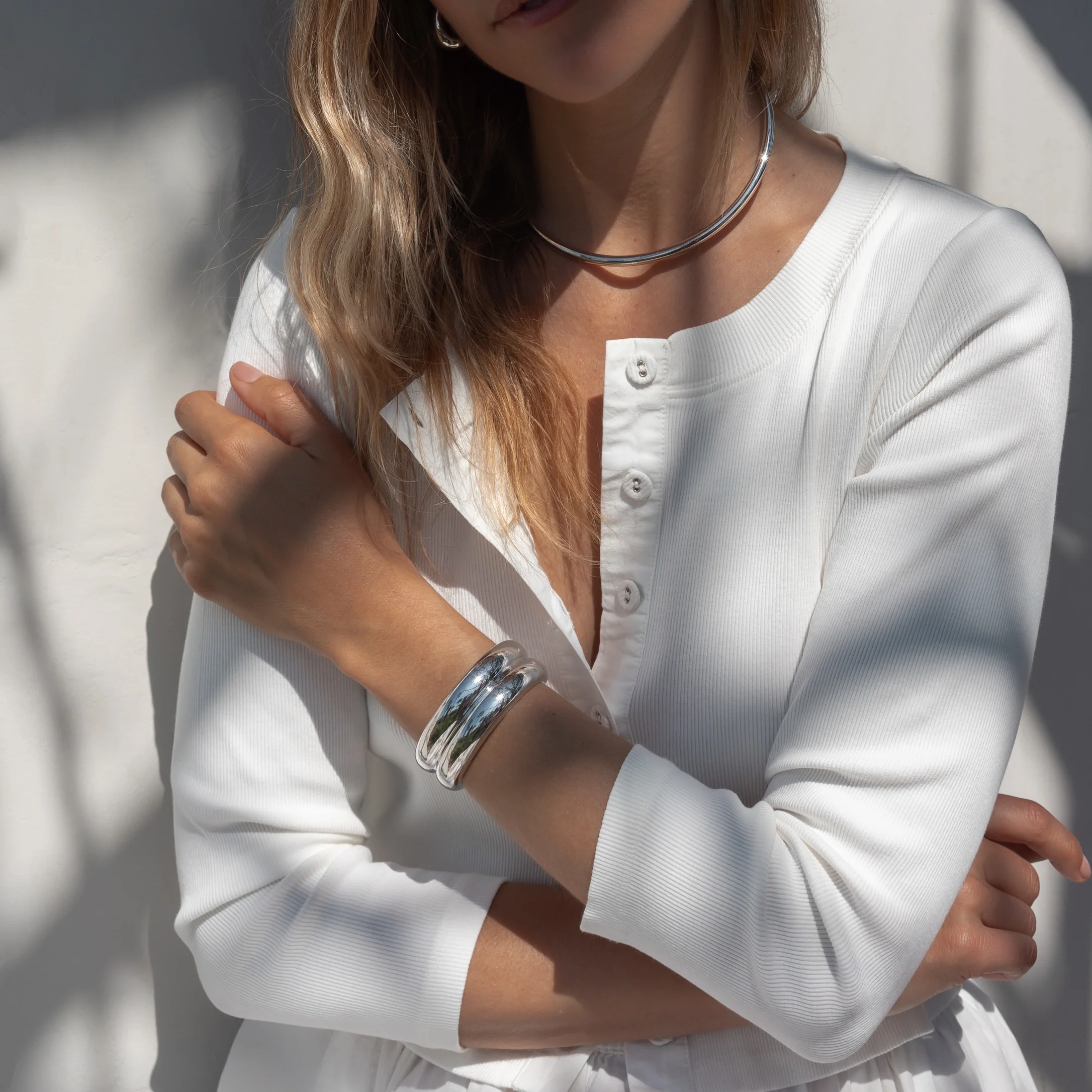 Frankie Double Cuff Bracelet - Image 6