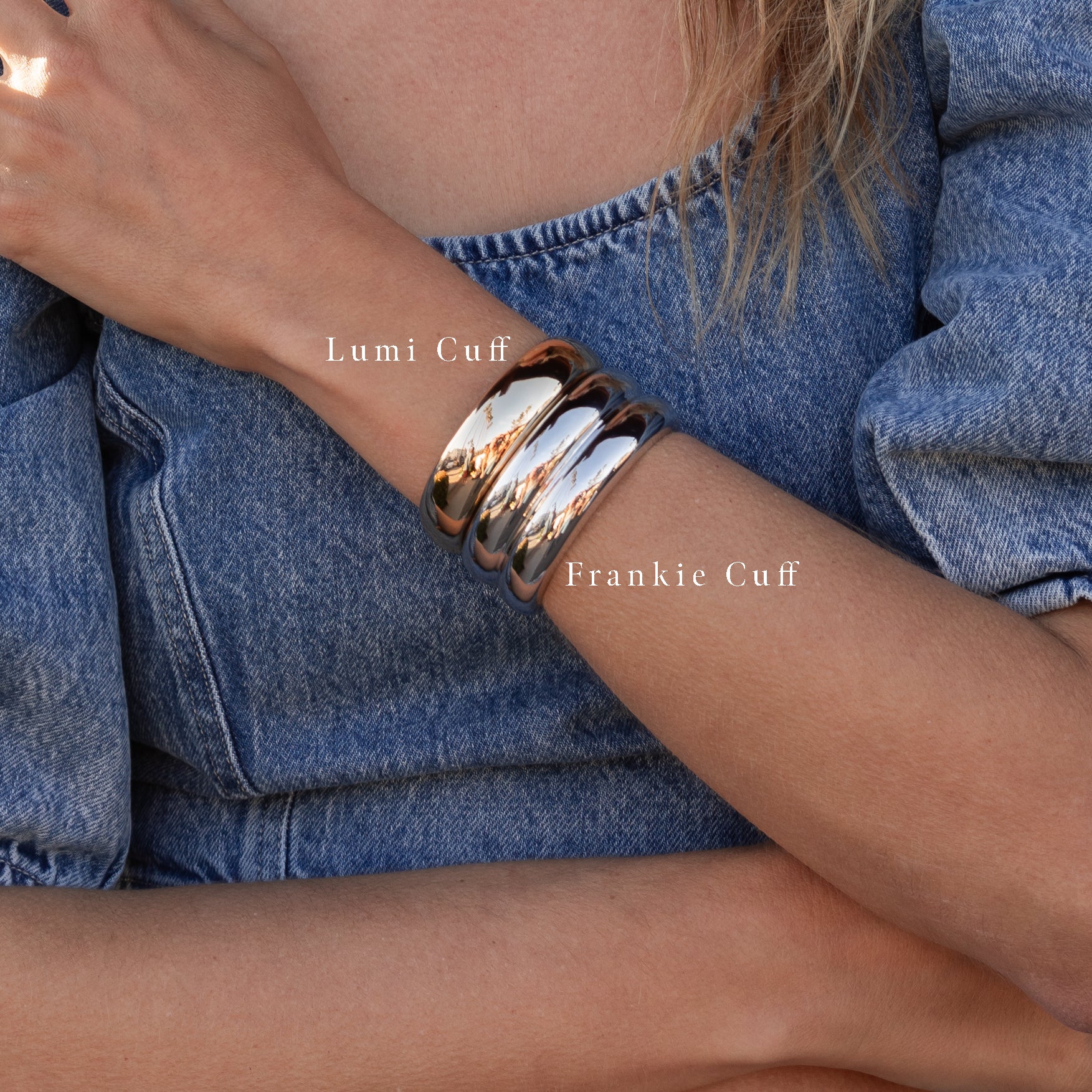 Frankie Double Cuff Bracelet - Image 8