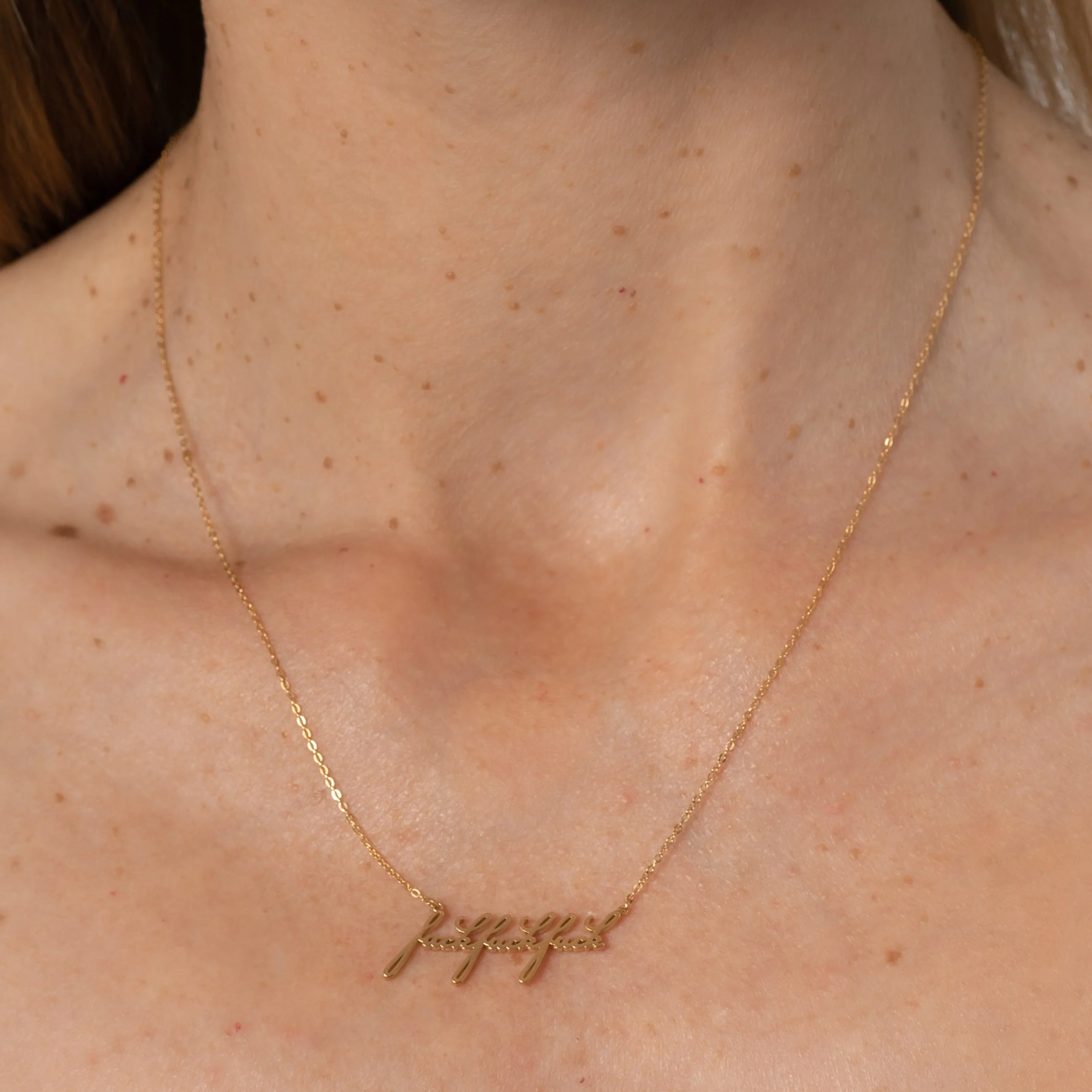 Fuck Script Necklace - Image 3